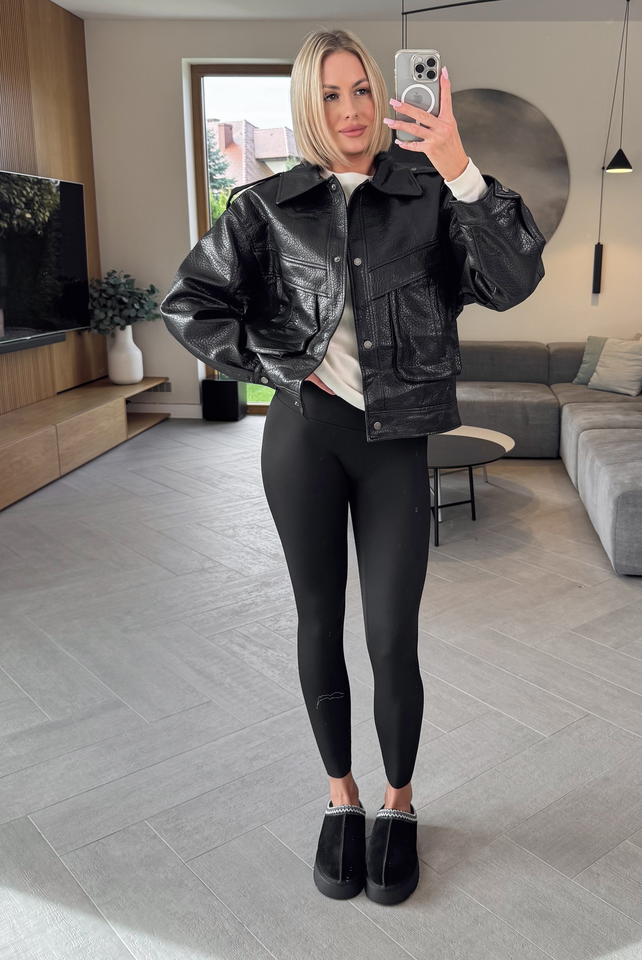 Legginsy Czarne Comfort 4