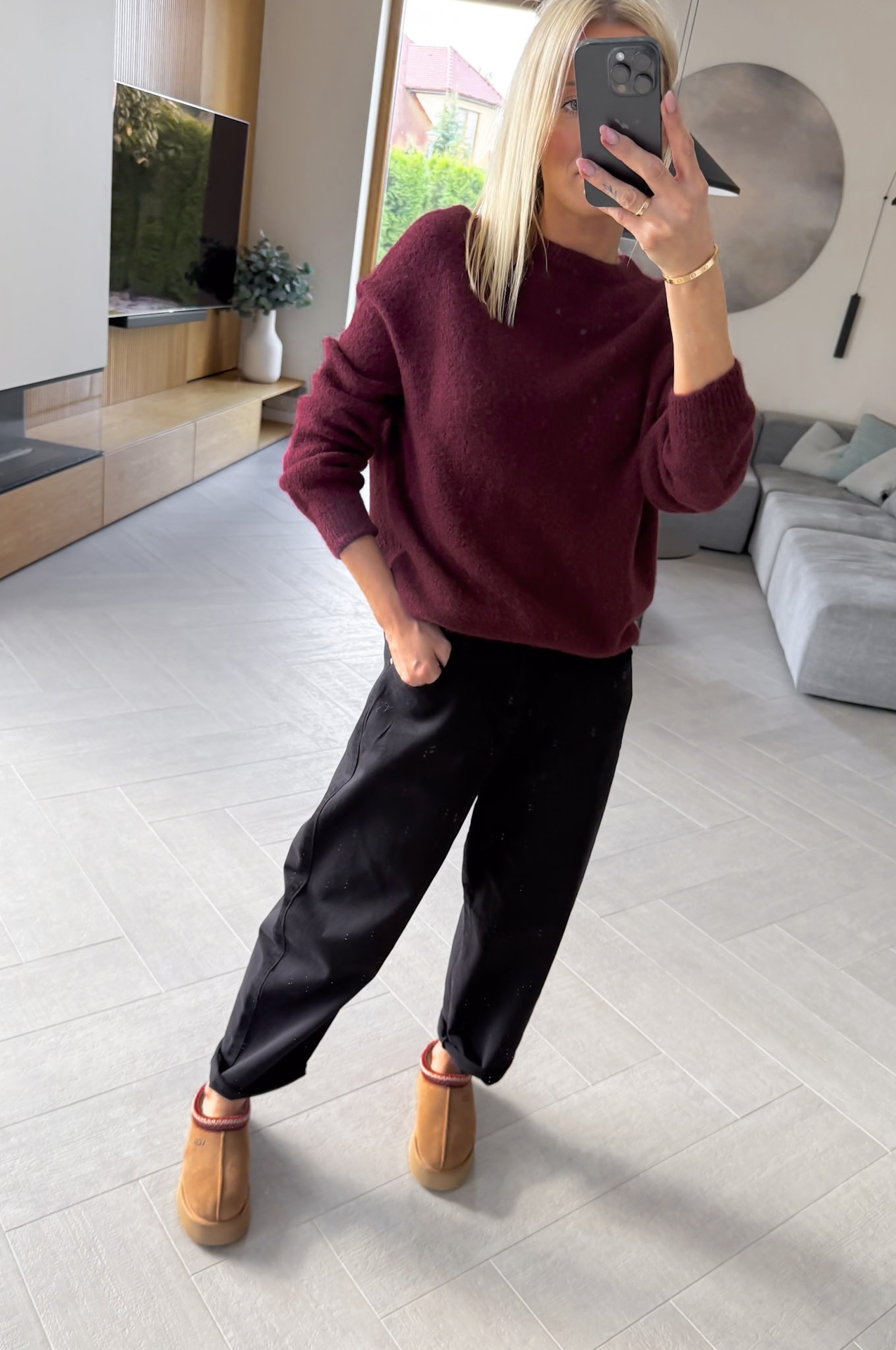 Sweter Bordowy Bella5