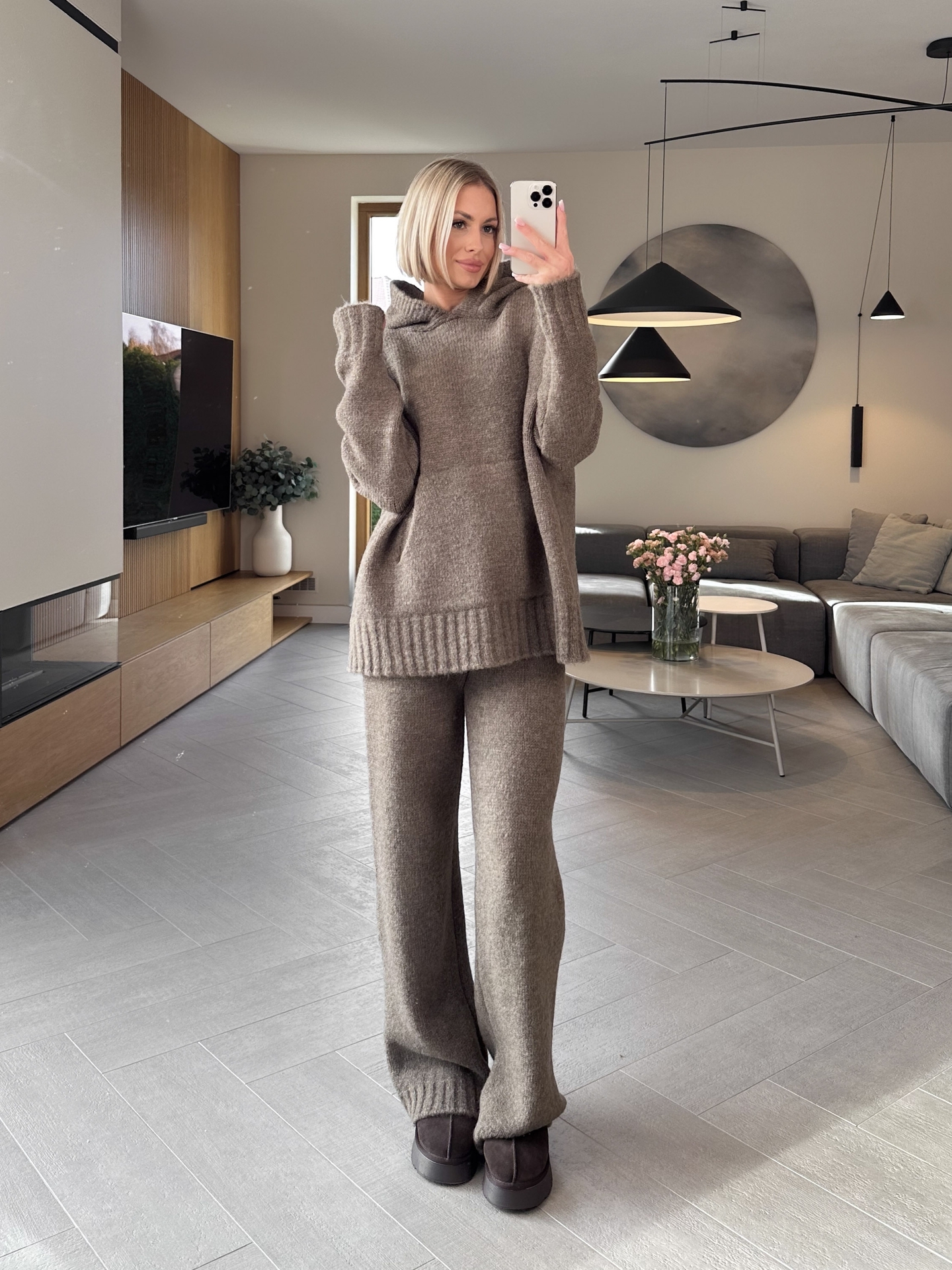 Komplet Sweterkowy Taupe Lyn 3