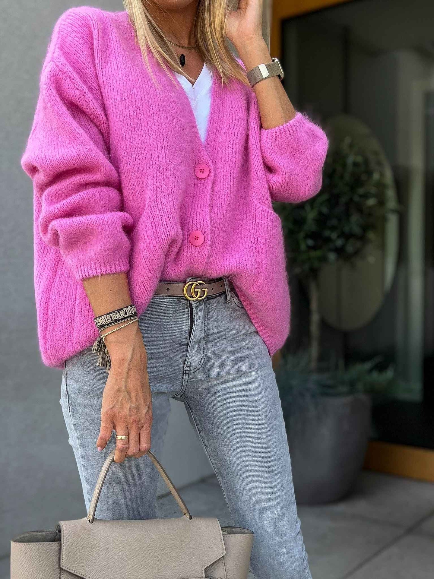 Sweter Easy Pink
