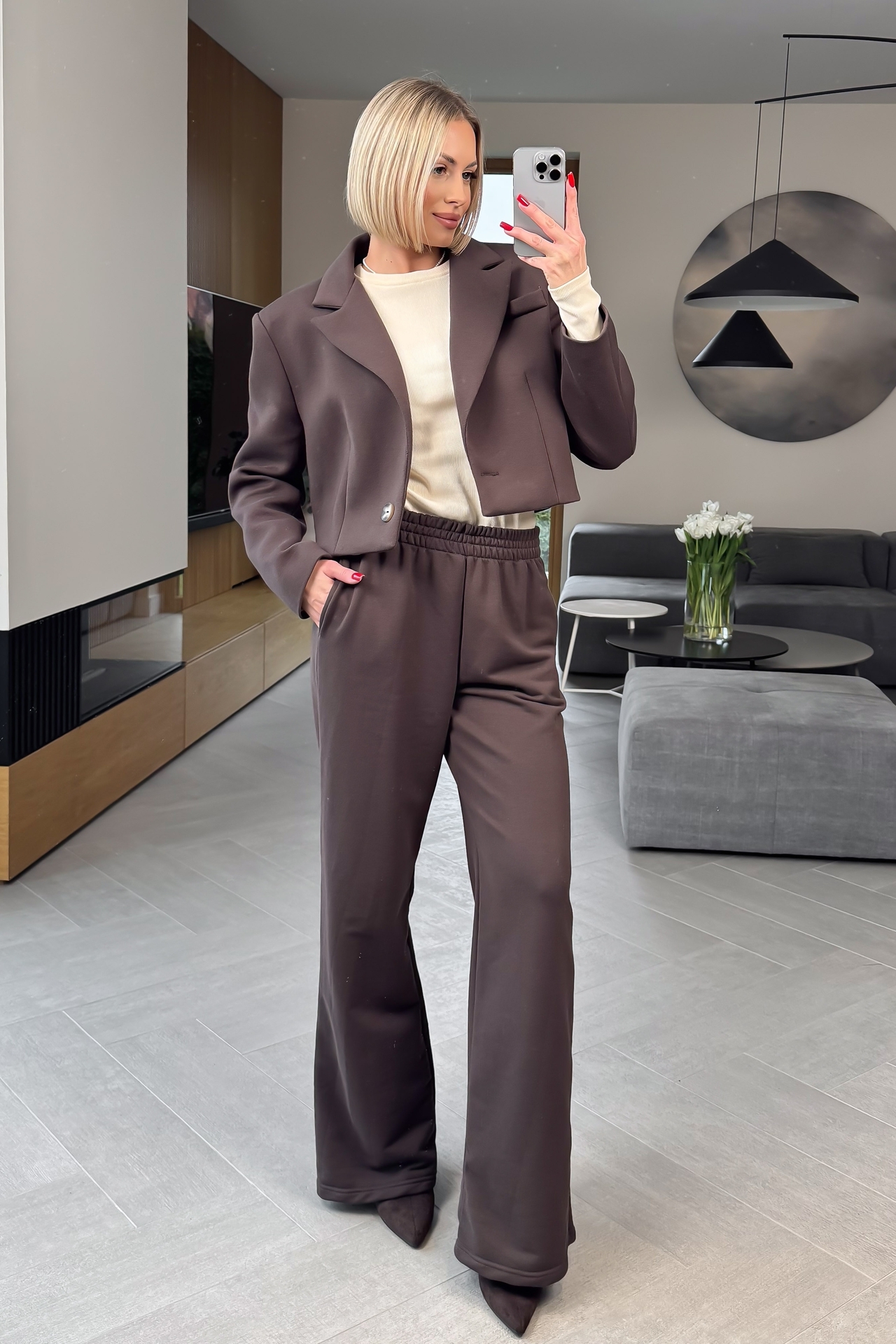 Komplet Brązowy Louis 3