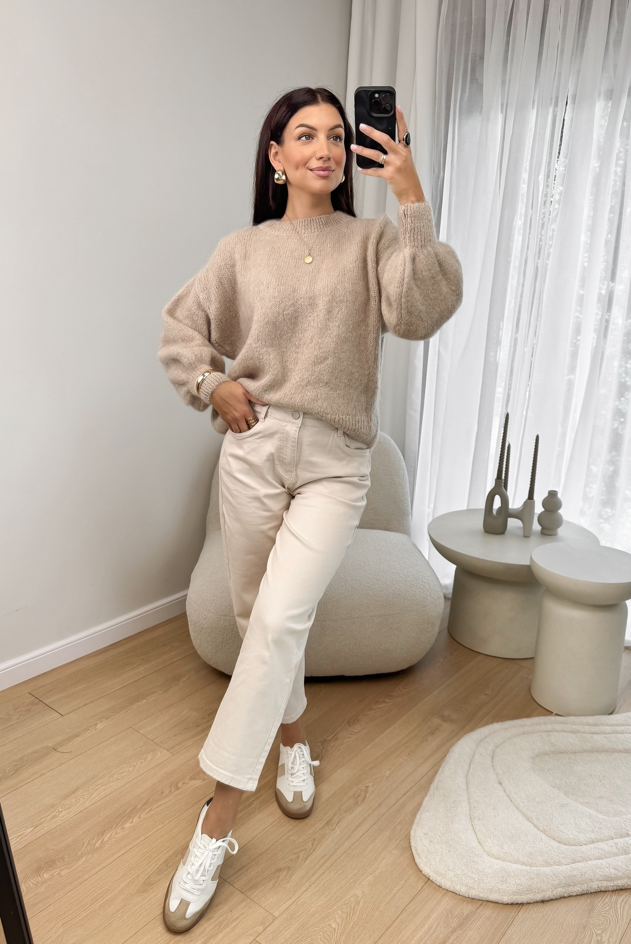 Sweter Beżowy Maggie 1