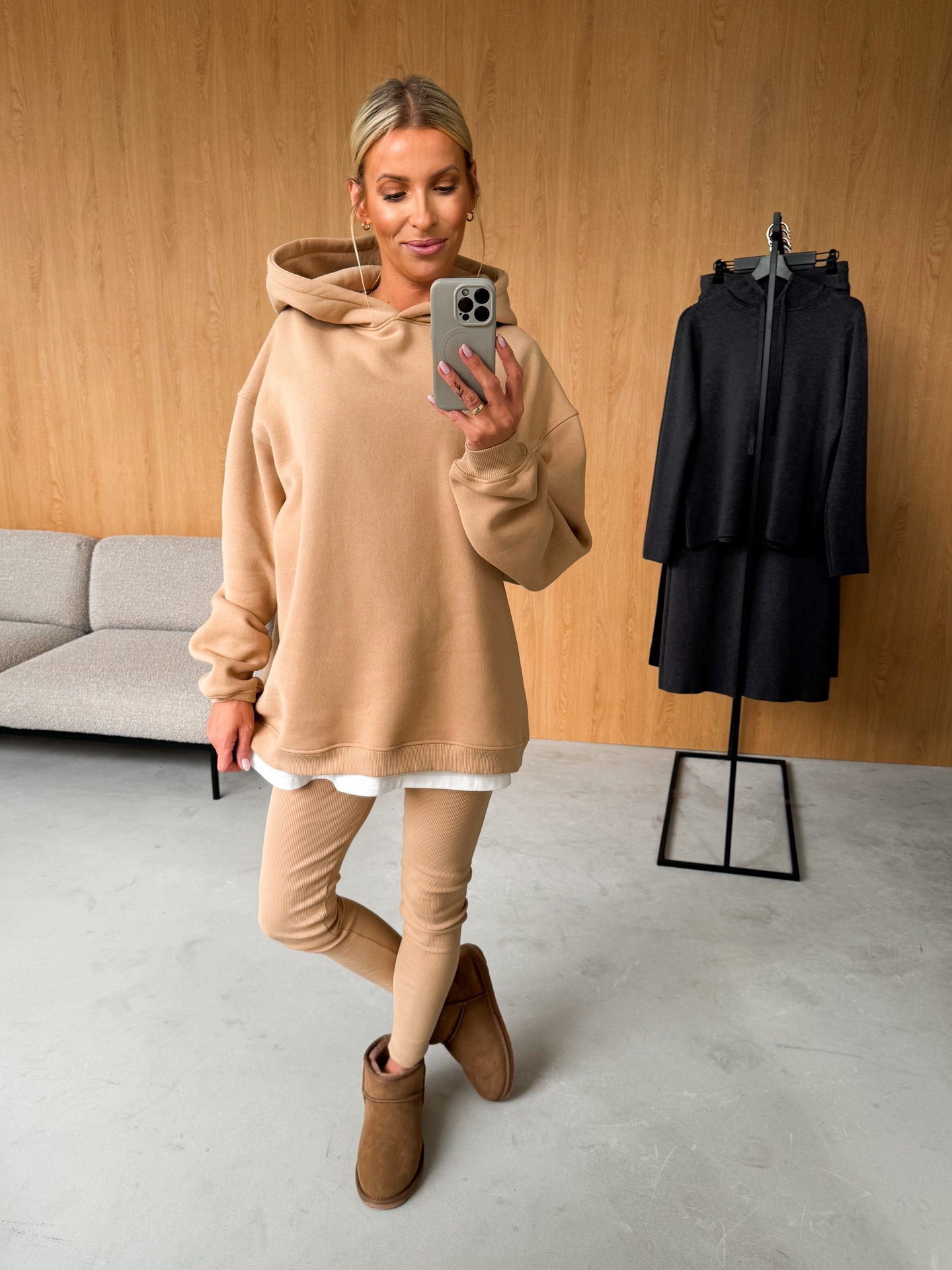 2.0 Bluza Oversize Camel