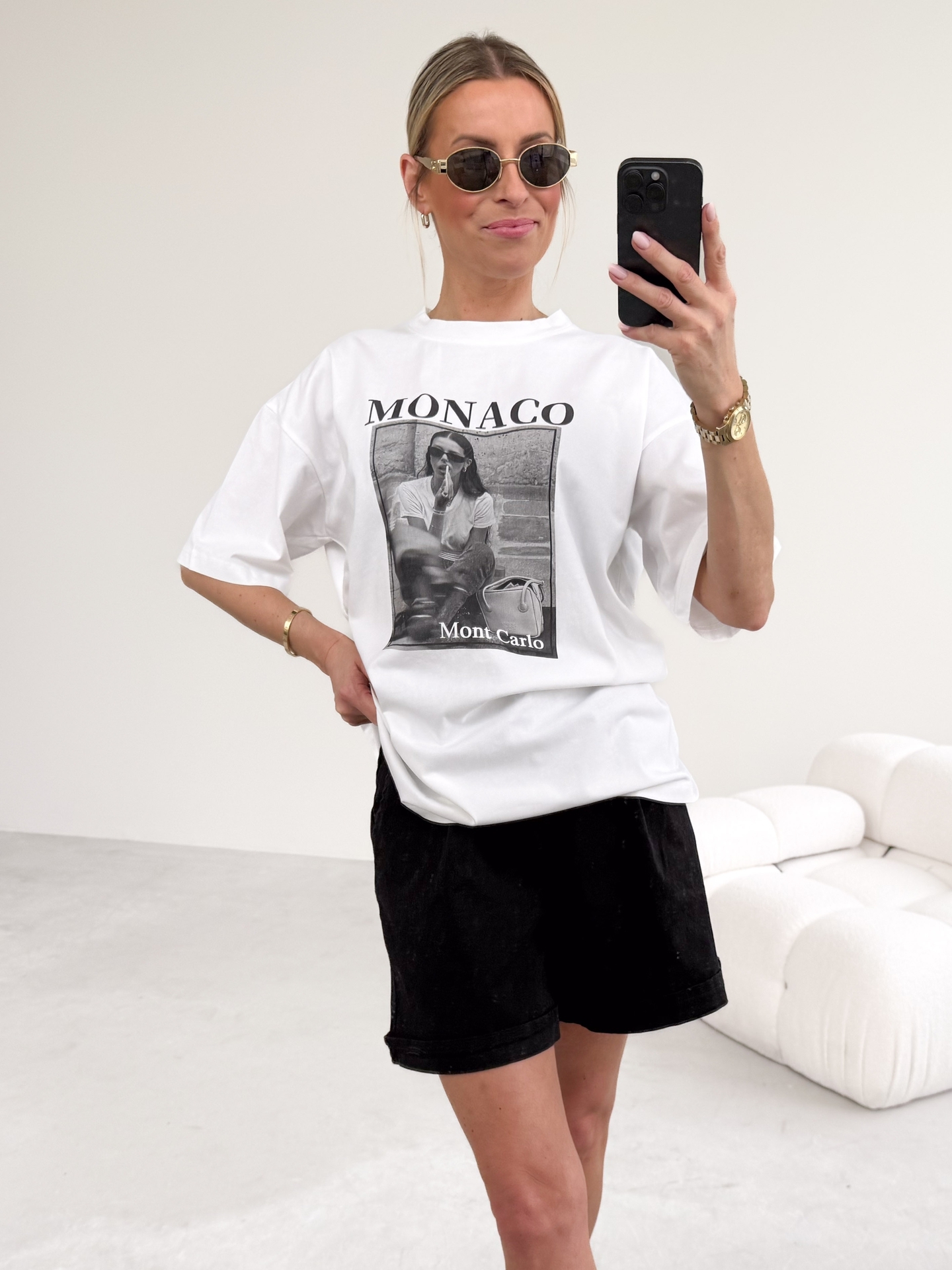 T-shirt Biały Monaco 2