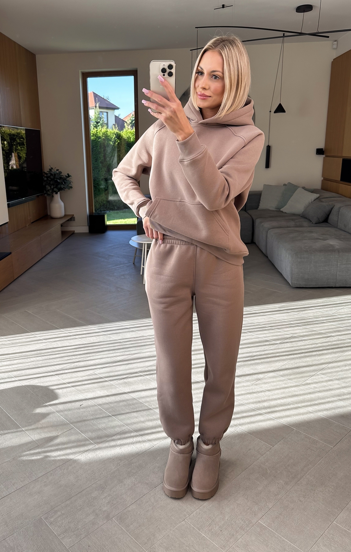Komplet Ocieplany Taupe Snugly 4
