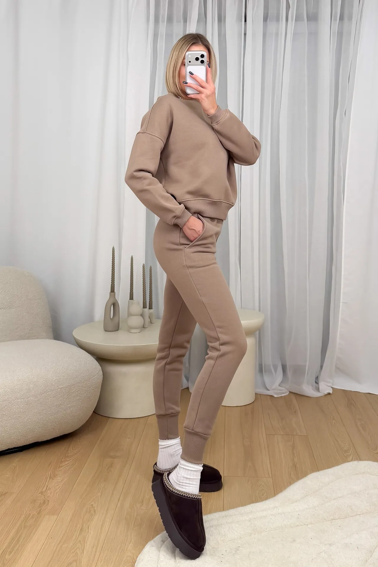 Komplet Taupe Ocieplany Comfy 5