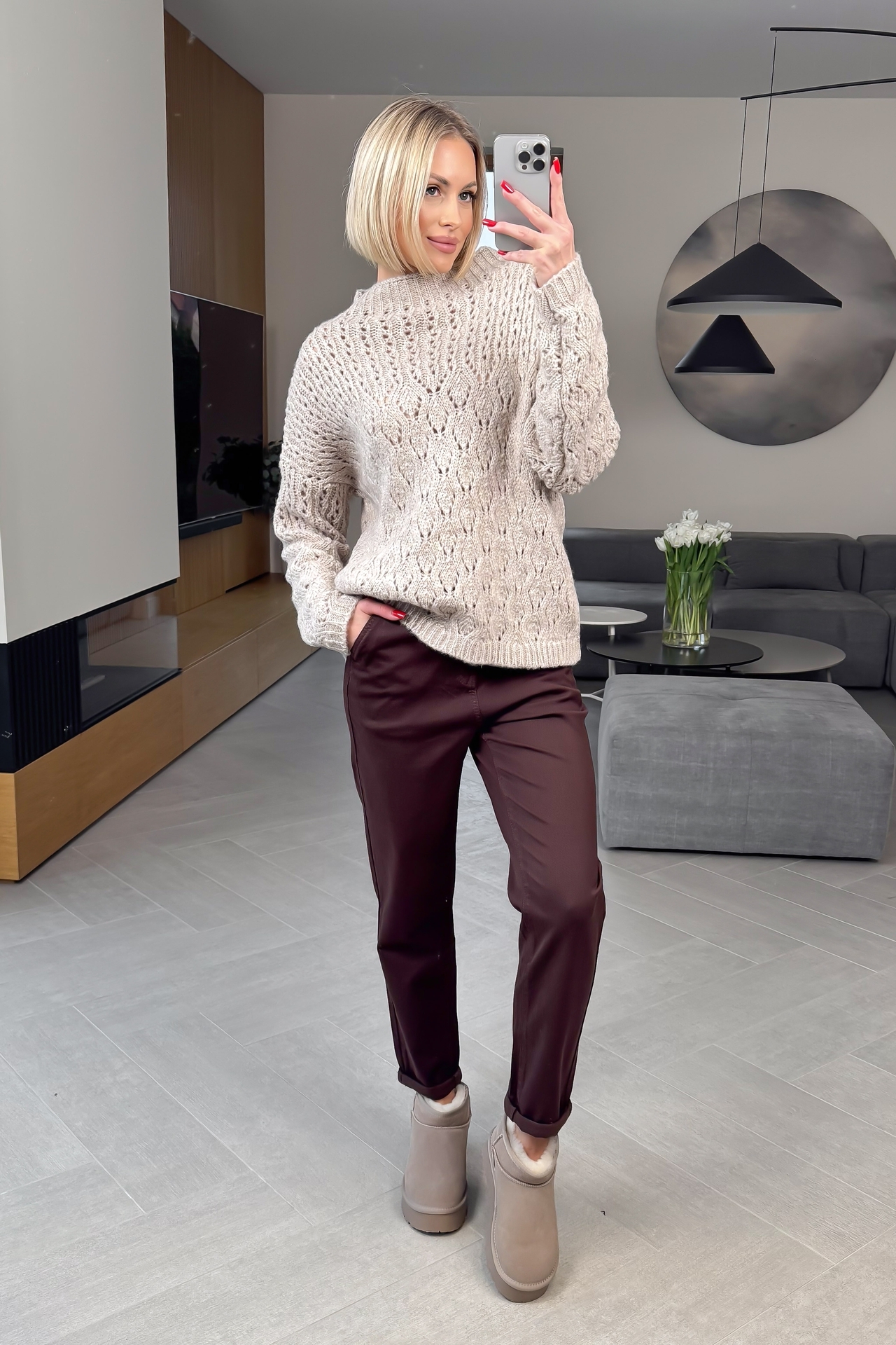 Sweter Beżowy Toby 5