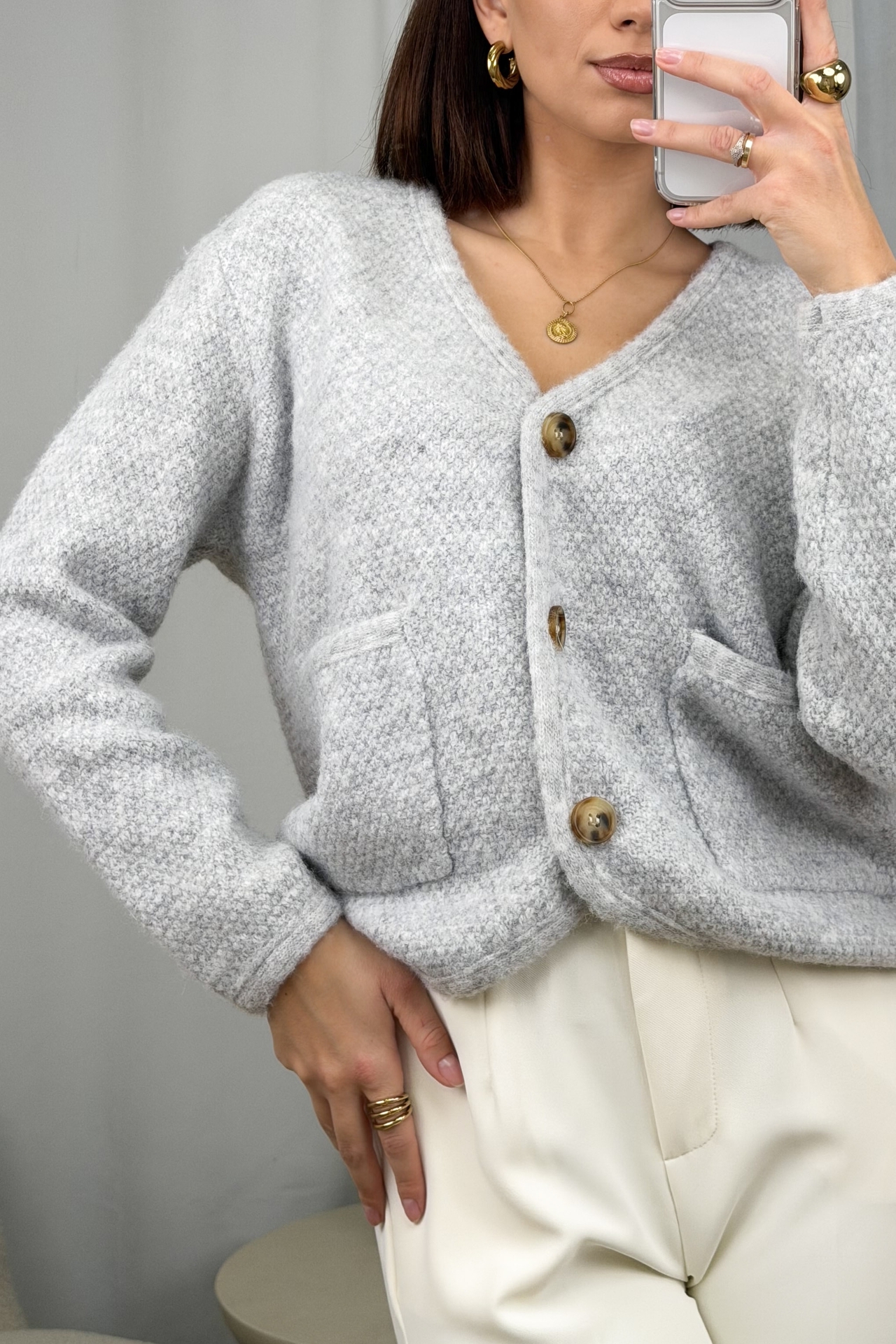 Sweter Szary Seelly 4