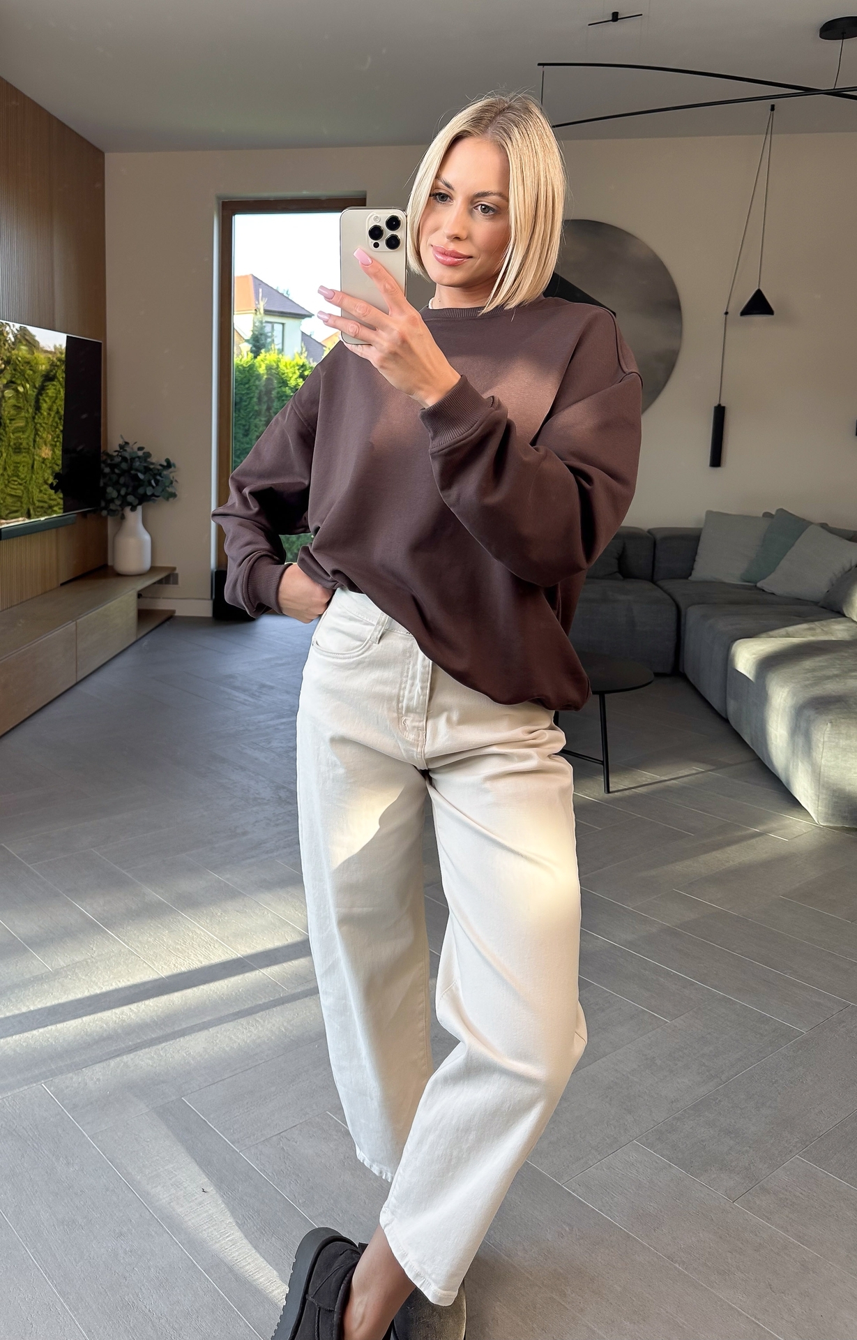 Bluza Nieocieplana Brązowa Boxy 3