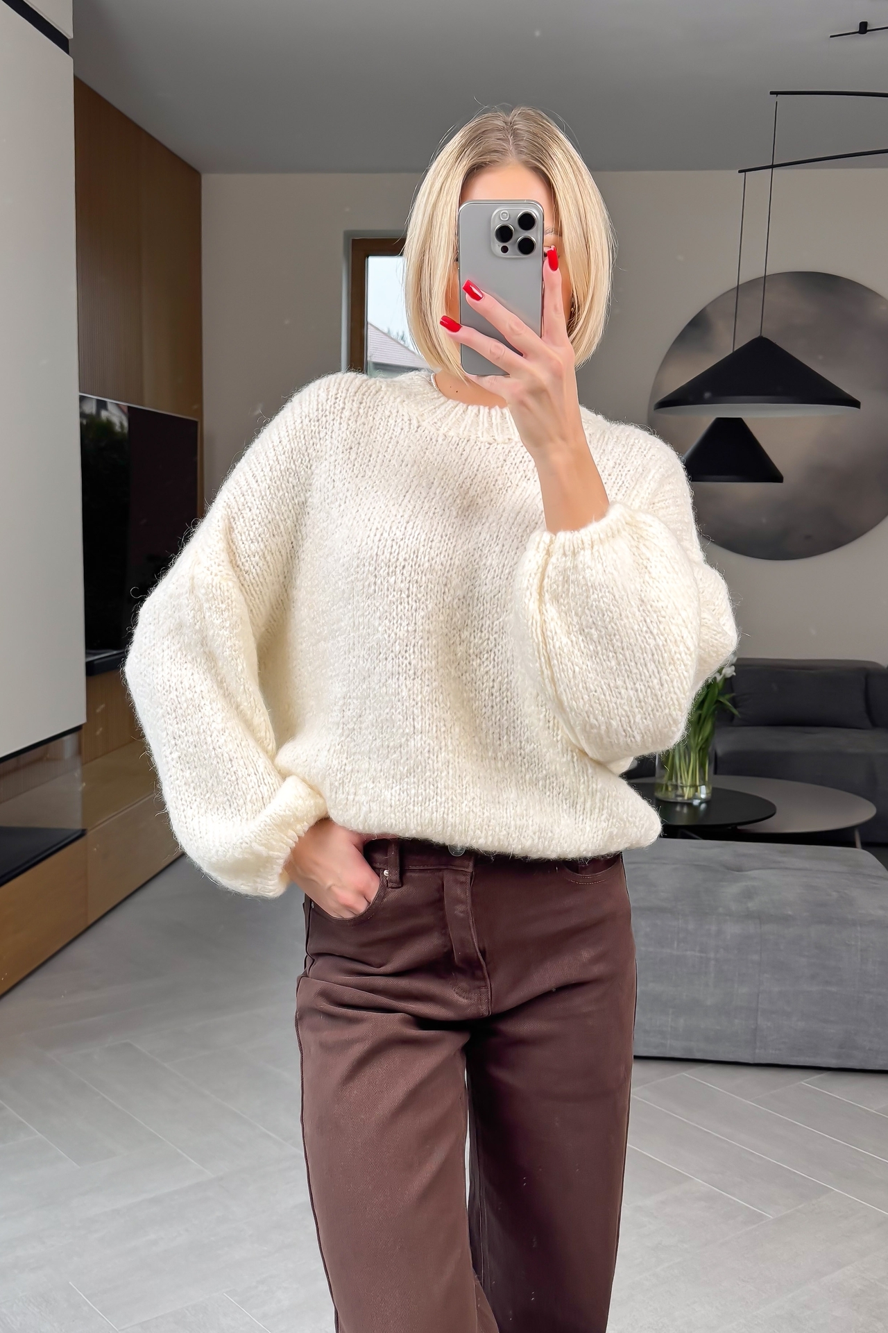 Sweter Kremowy Modi 1