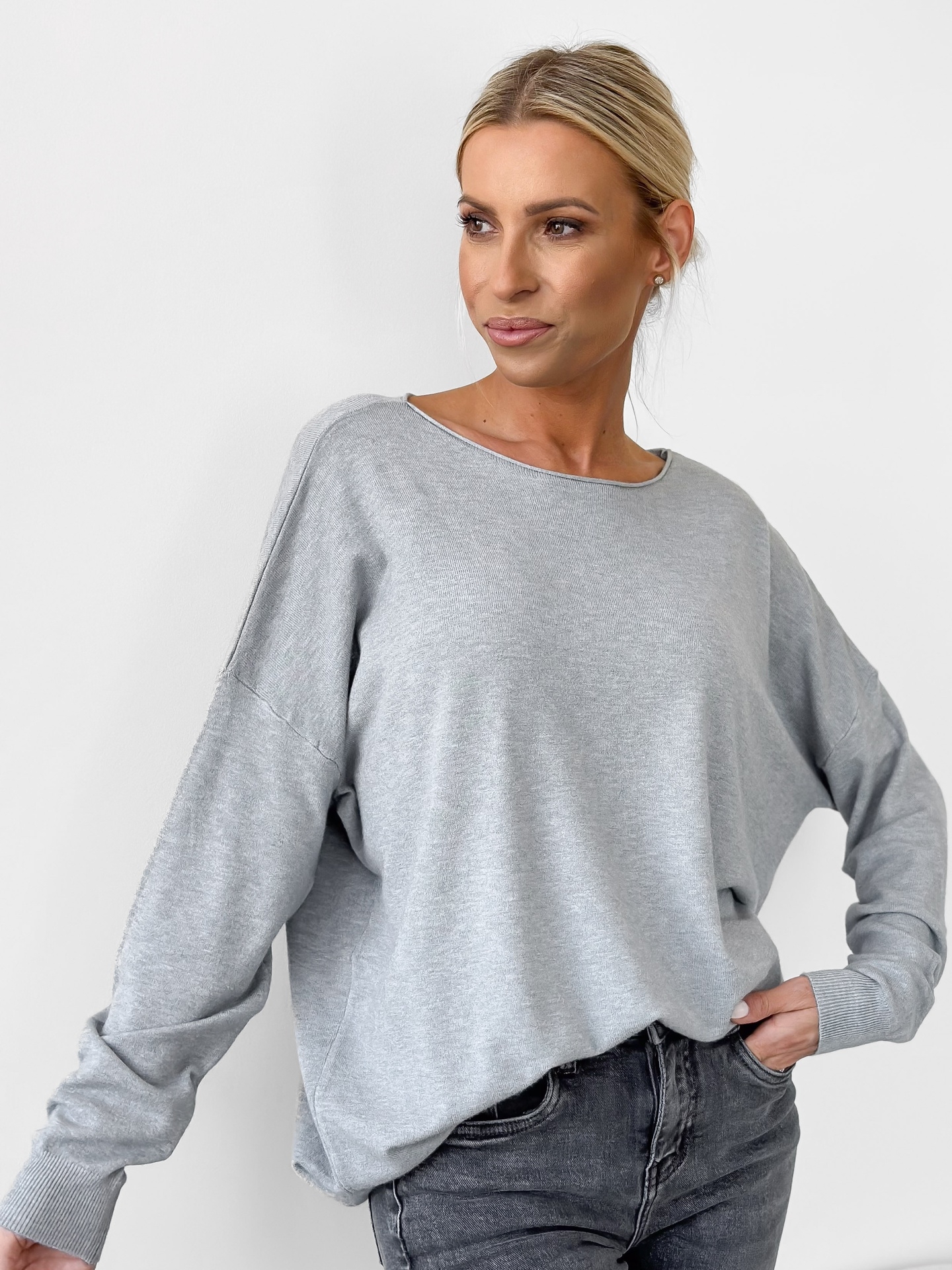 Sweter Pull Grey