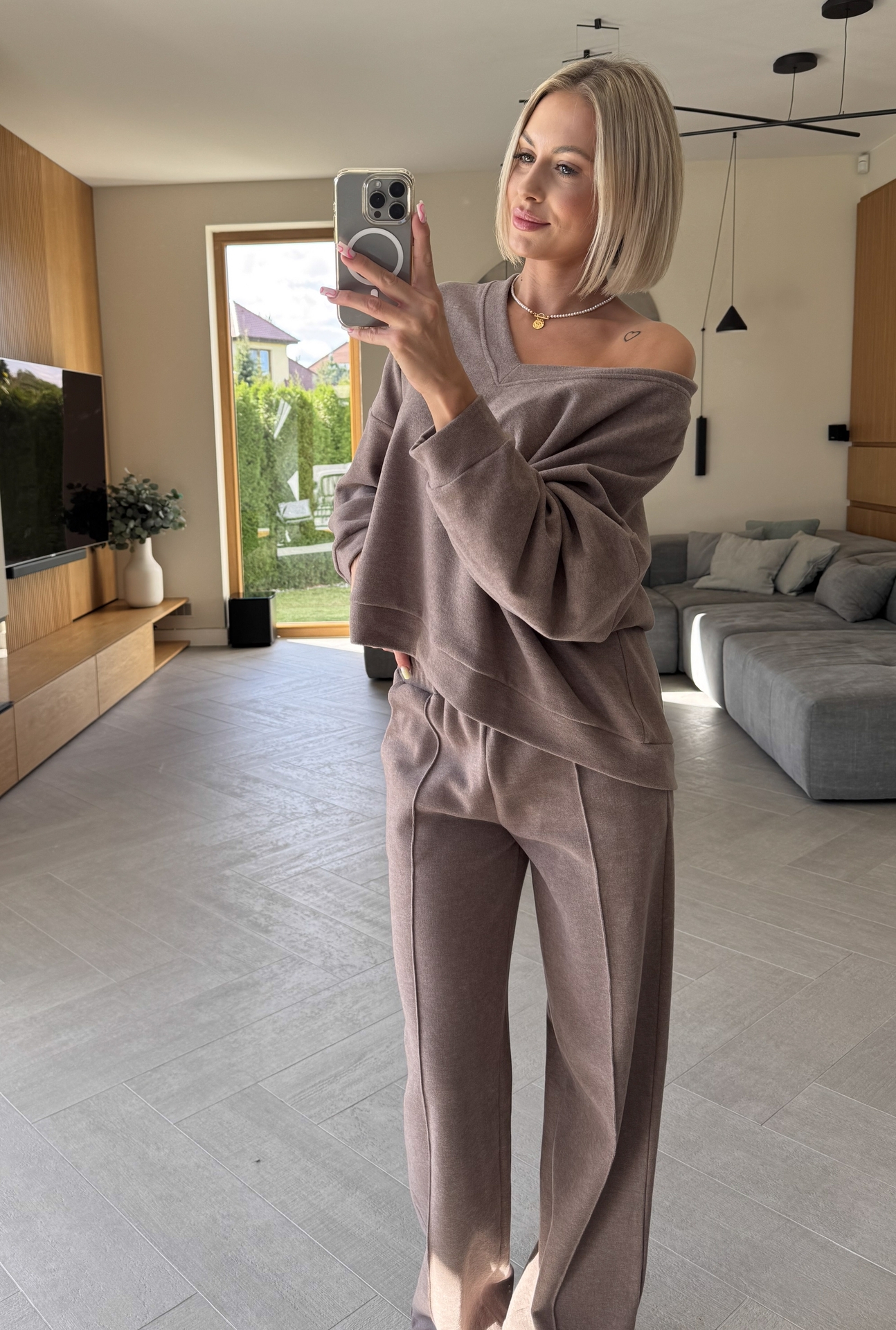 Komplet Sweterkowy Taupe Code 4