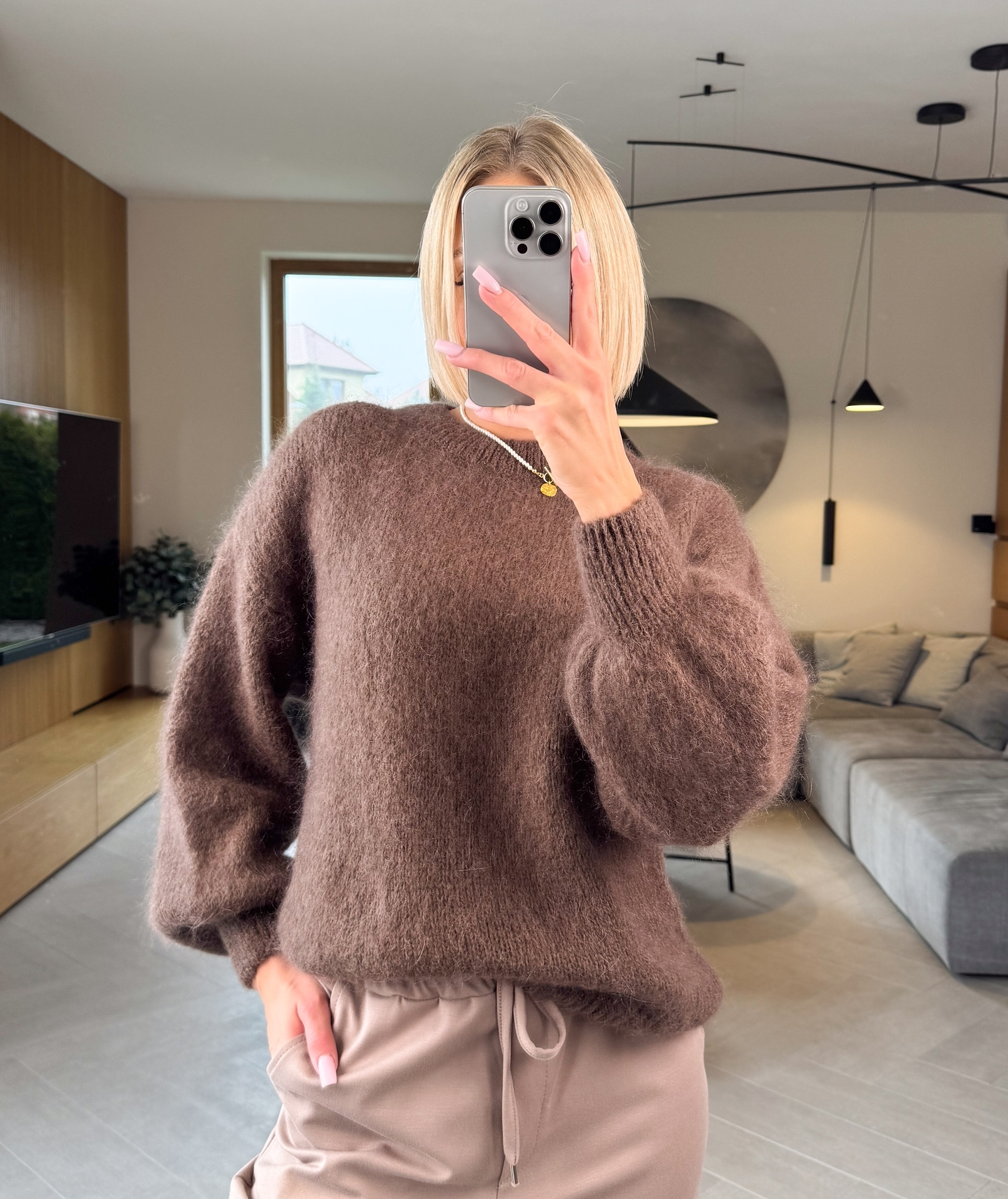 Sweter Brązowy Maggie 2