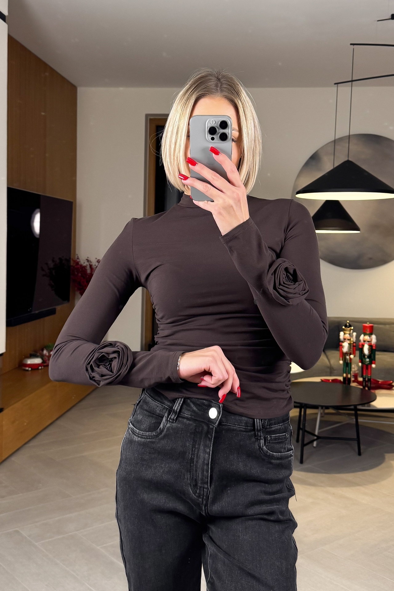 Bluzka Brązowa Sora 3