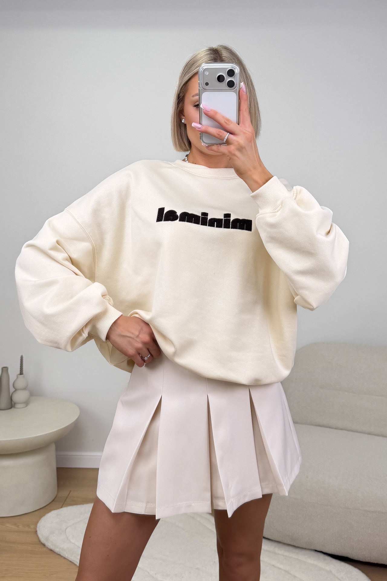 Bluza Kremowa Minimal 2