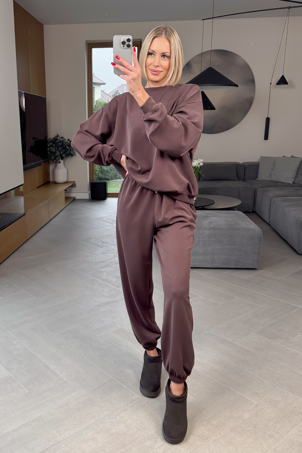 Komplet Masełko Baggy Brązowy 1