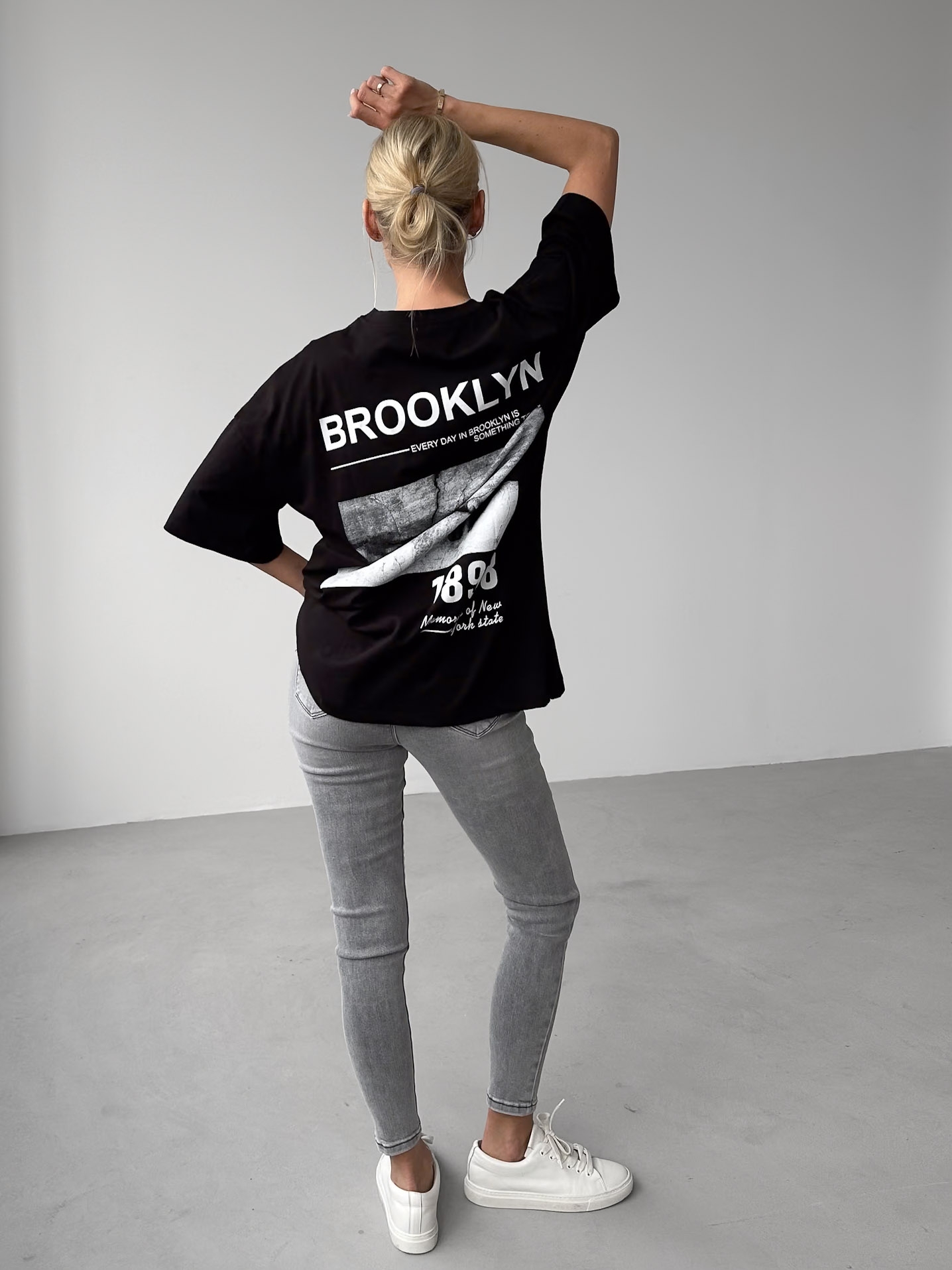 T-shirt Czarny Brooklyn