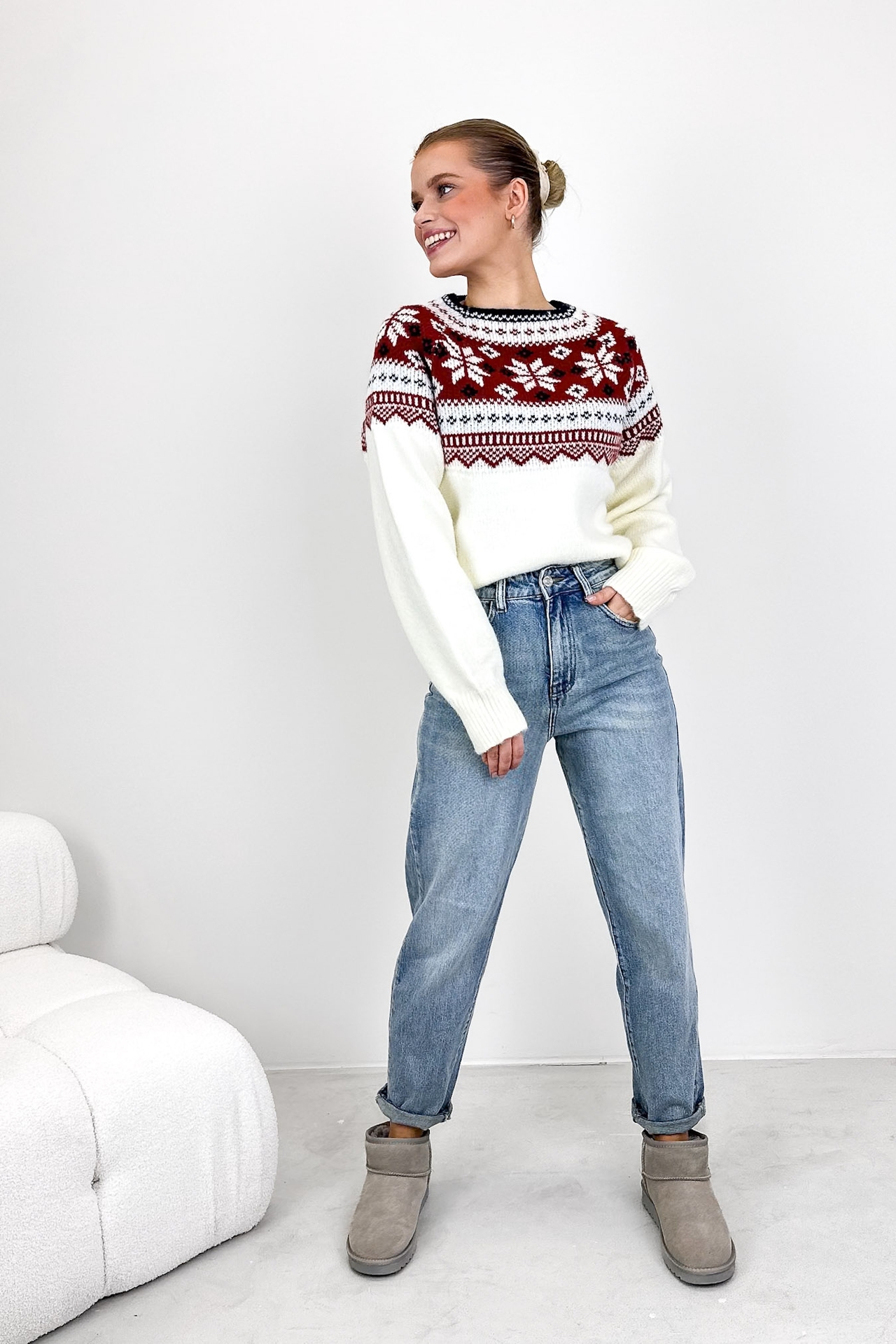 Sweter Kremowy Mount