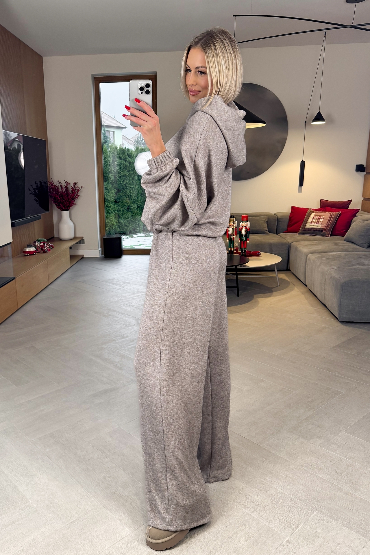 Komplet Sweterkowy Beżowy Ture 5