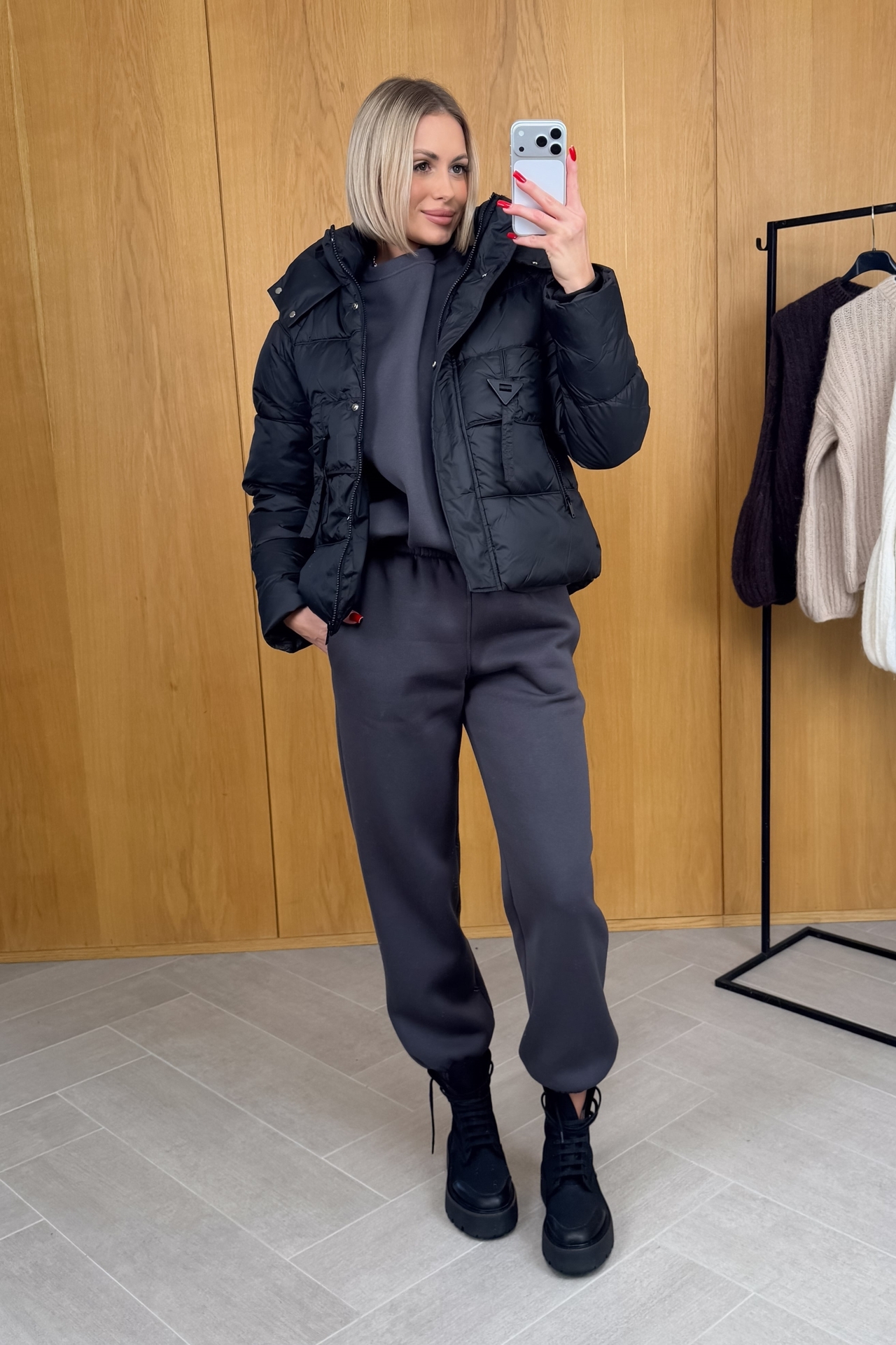 Kurtka Zimowa Czarna Softy 4