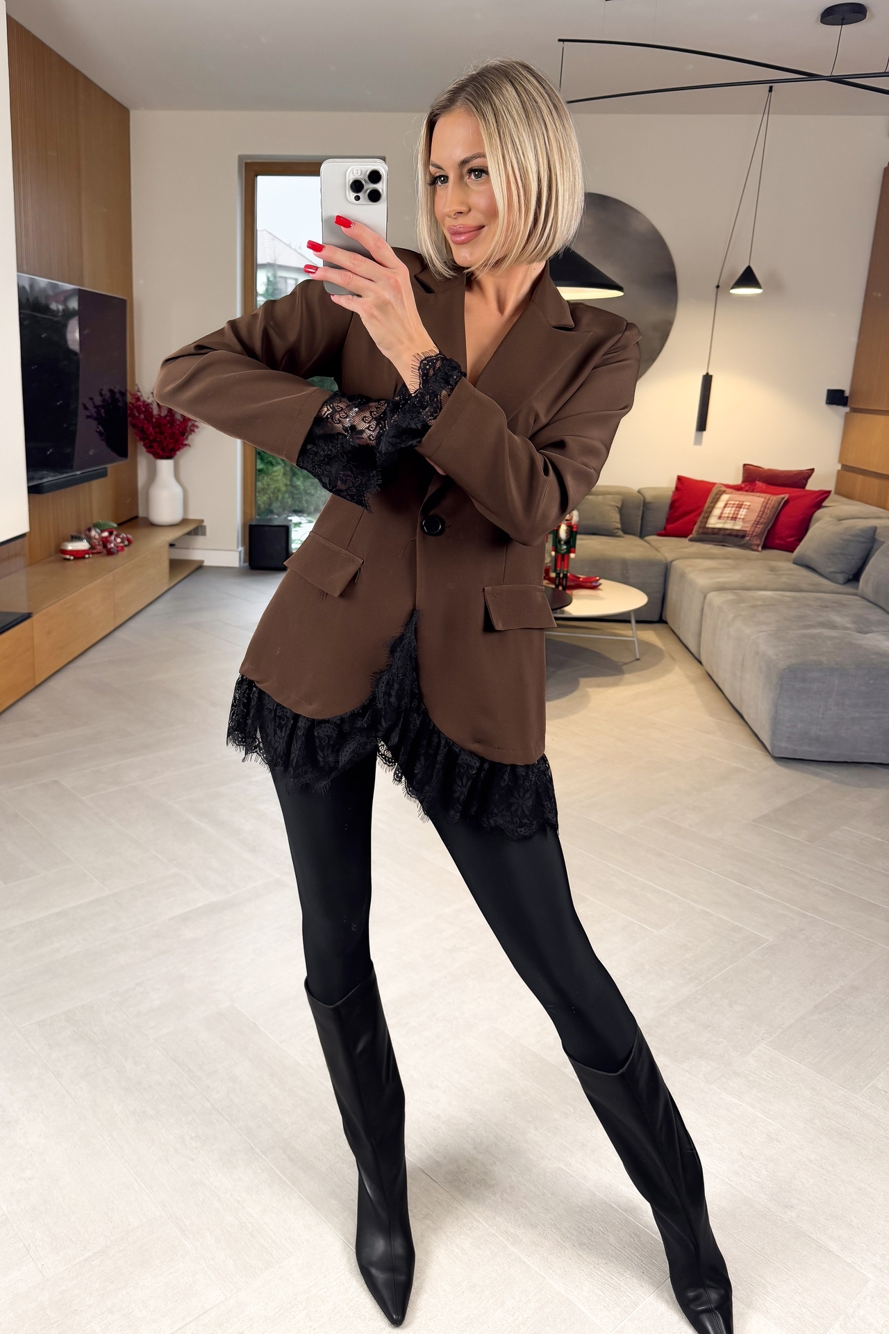 Marynarka Brązowa Valori 1