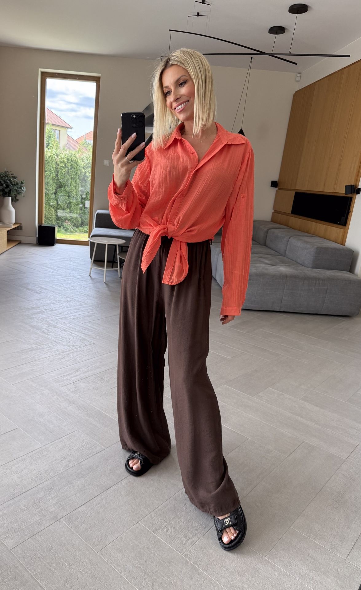 Koszula Pomarańczowa Megan 2