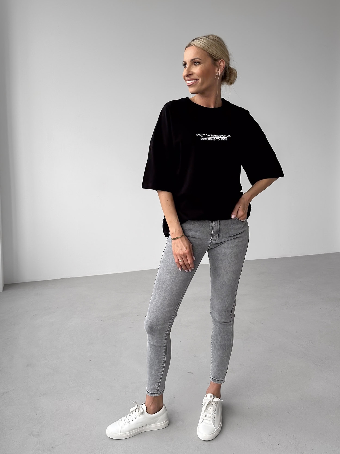 T-shirt Czarny Brooklyn