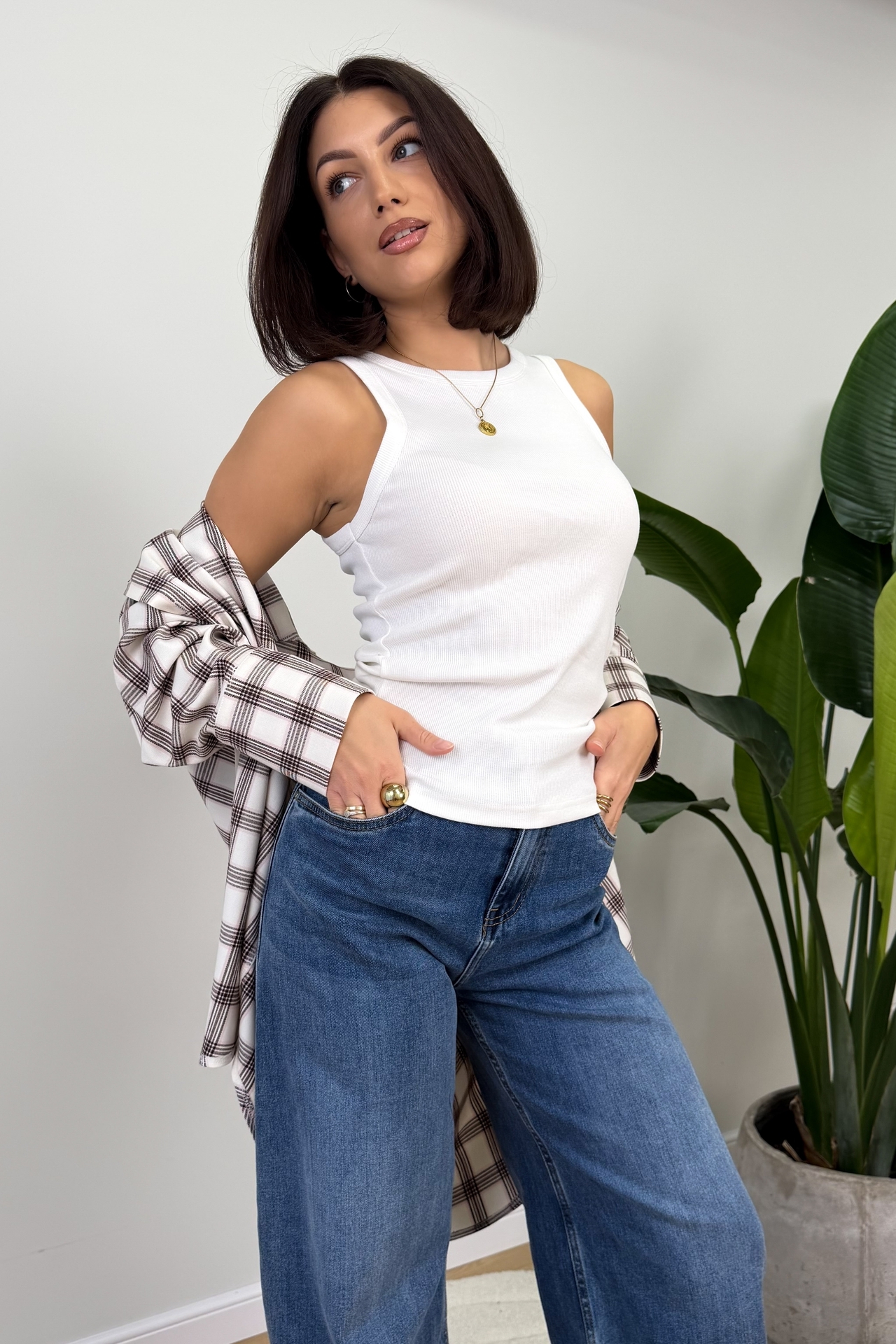 Koszulka Bokserka Kremowa Noti 1