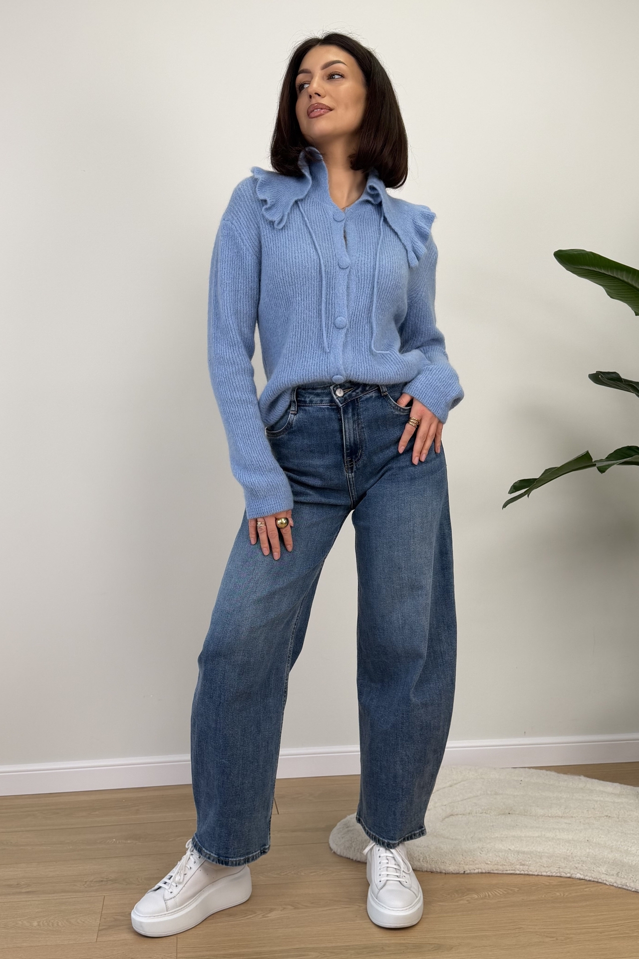 Sweter Niebieski Bianco 4