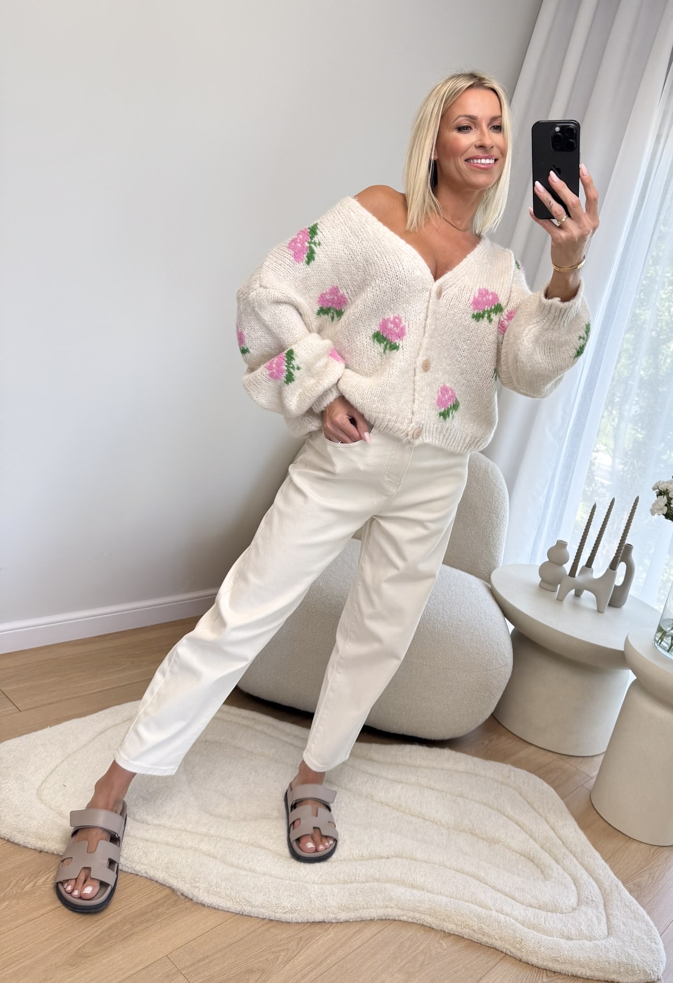 Sweter Beżowy Flo1