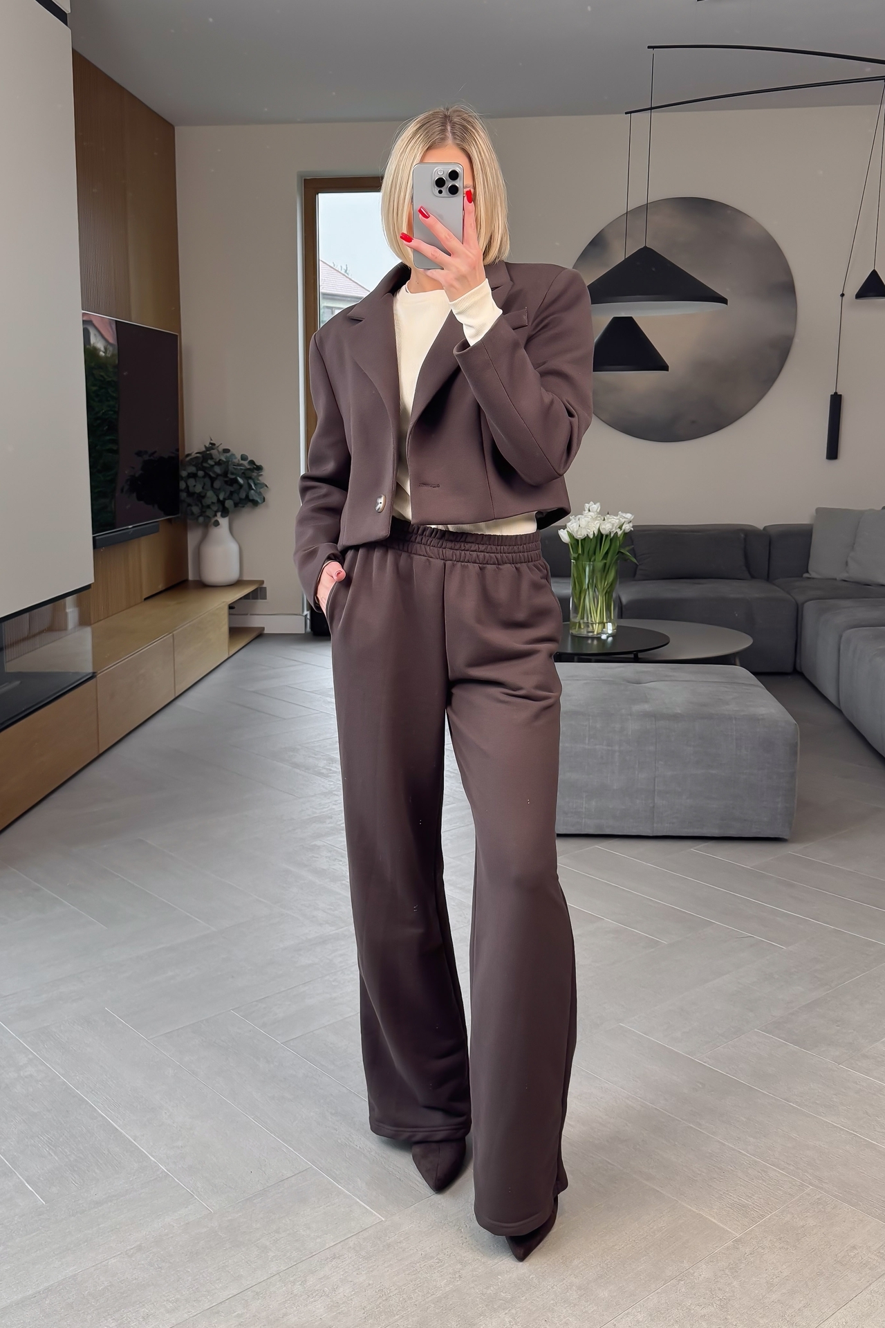 Komplet Brązowy Louis 4