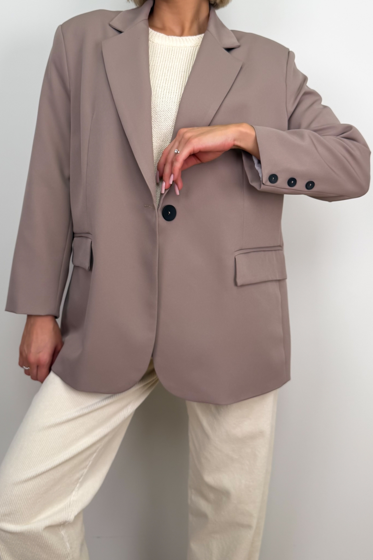 Marynarka Taupe Astan 3