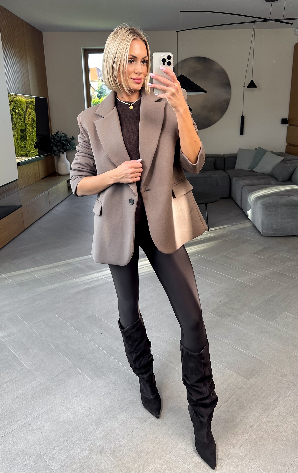 Marynarka Taupe Slay 1