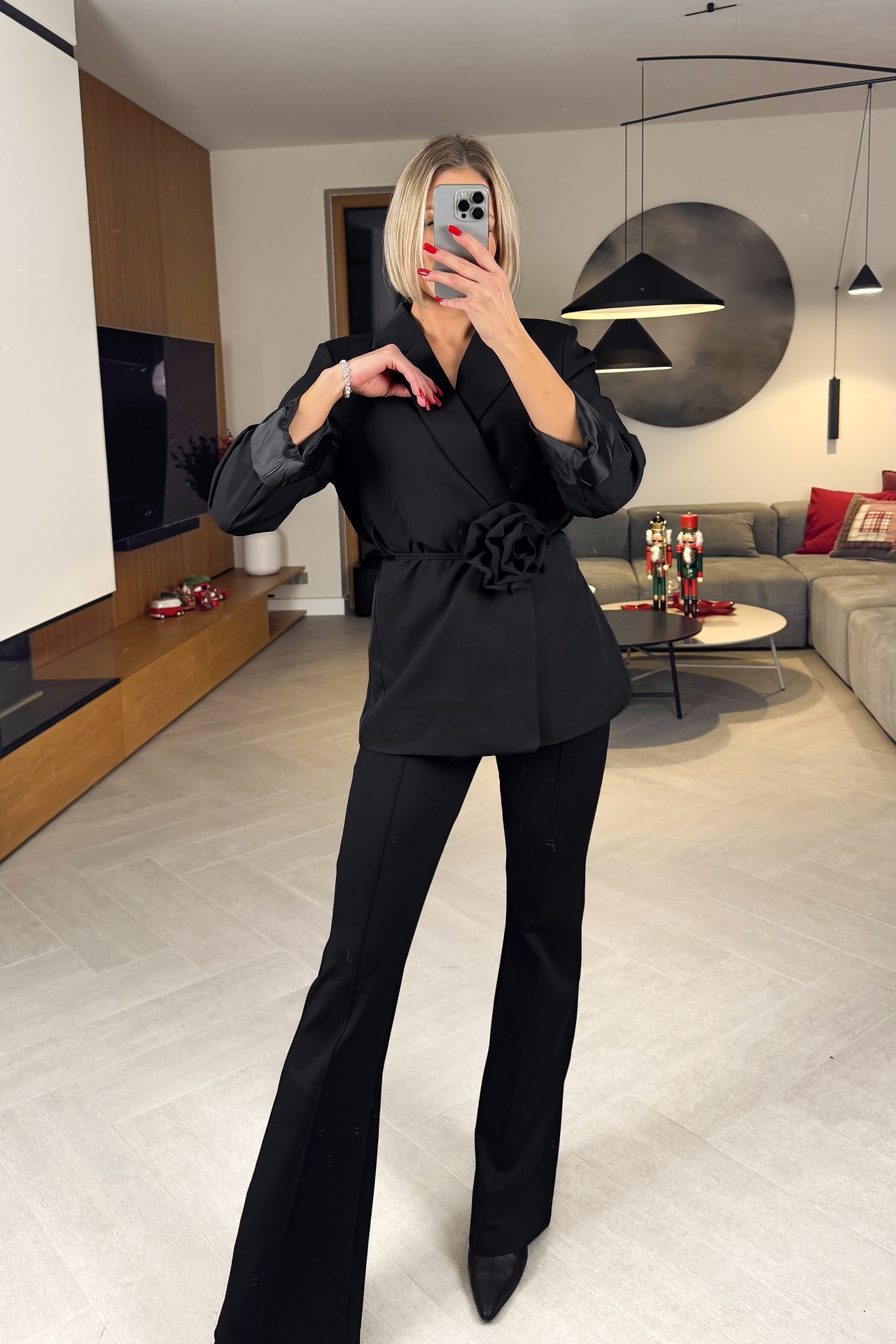 Marynarka Czarna Via 3