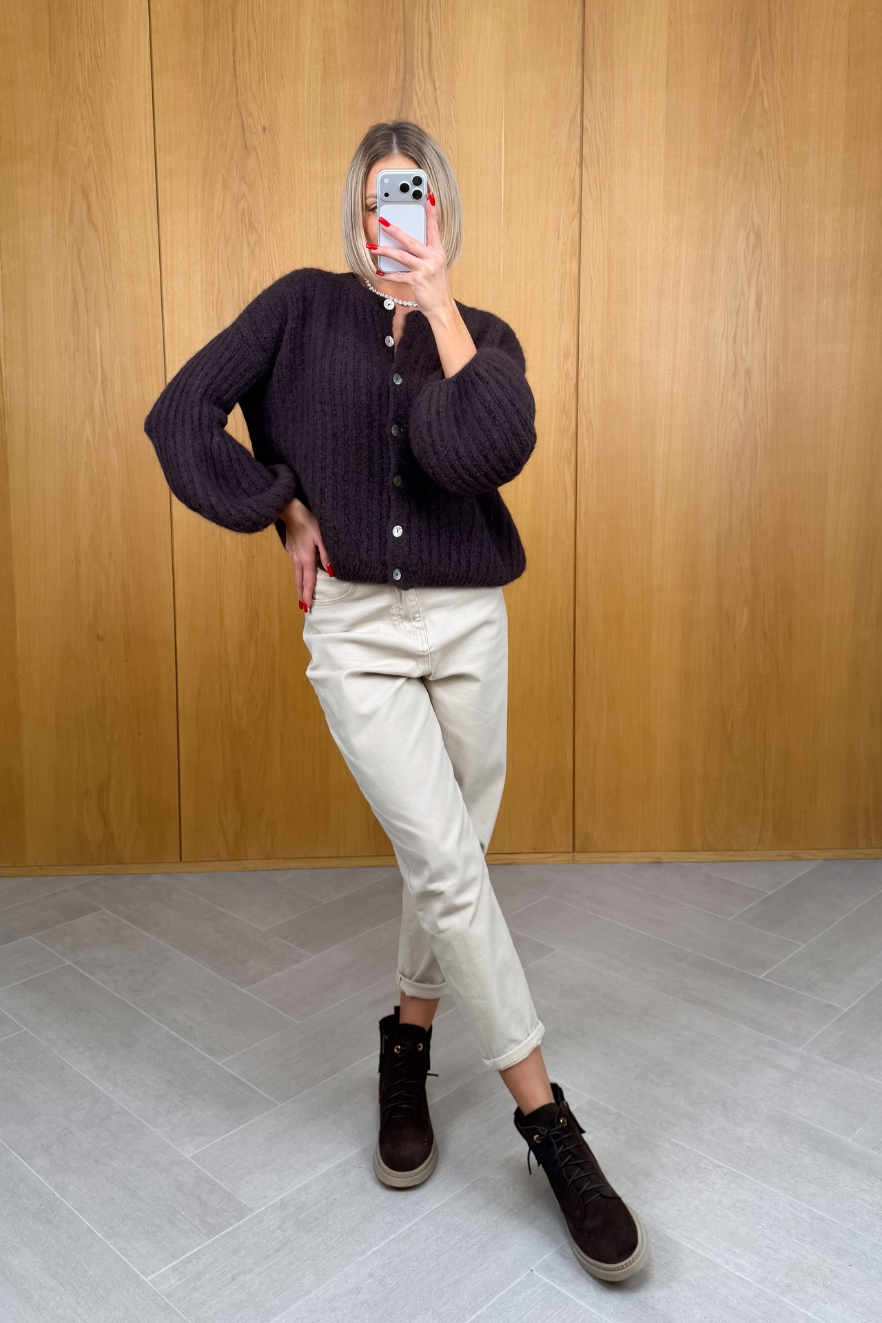 Sweter Brązowy Jolly 1