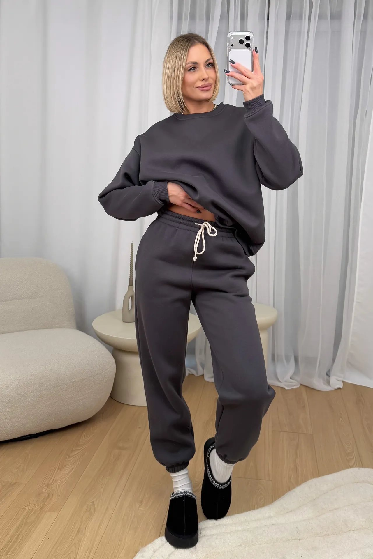 Komplet Grafitowy Ocieplany Baggy 5