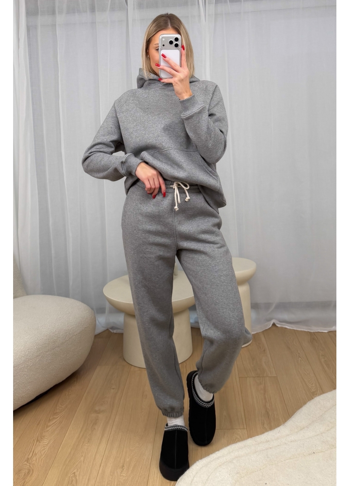 Komplet Ocieplany Ciemny Melanż Snugly