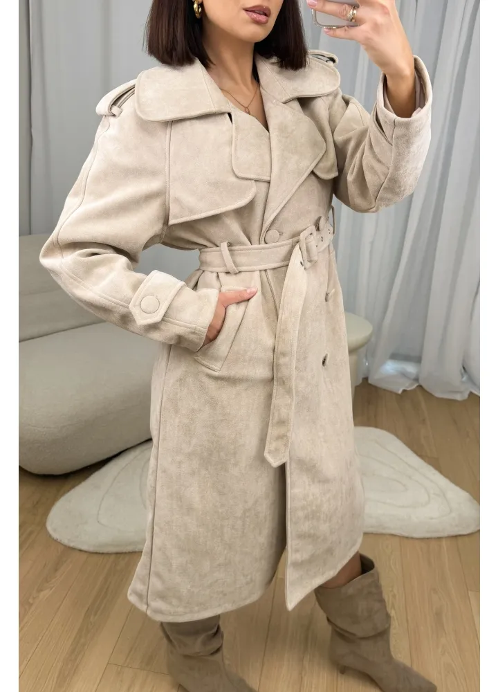 Płaszczyk Beżowy Rose