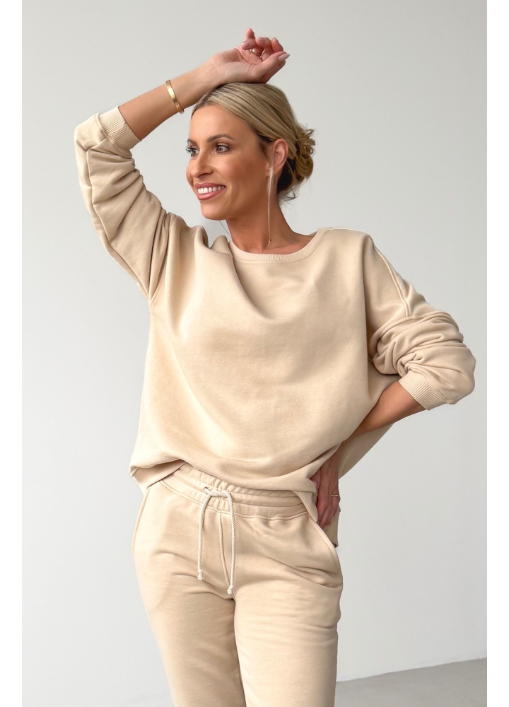 Bluza Nieocieplana Smart Beżowa
