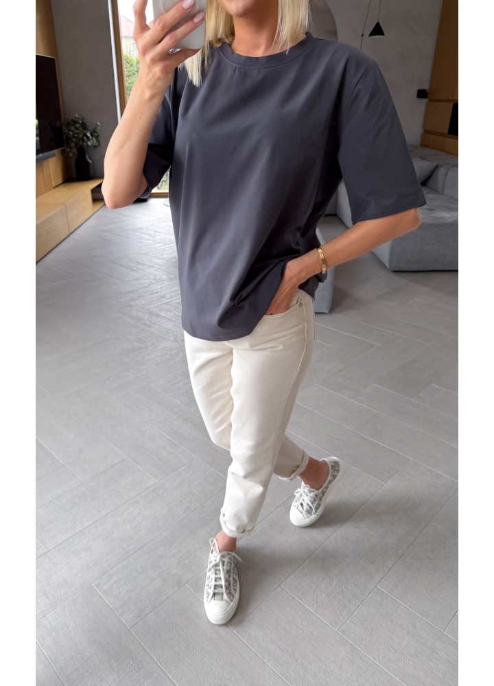 T-shirt Grafitowy Casual