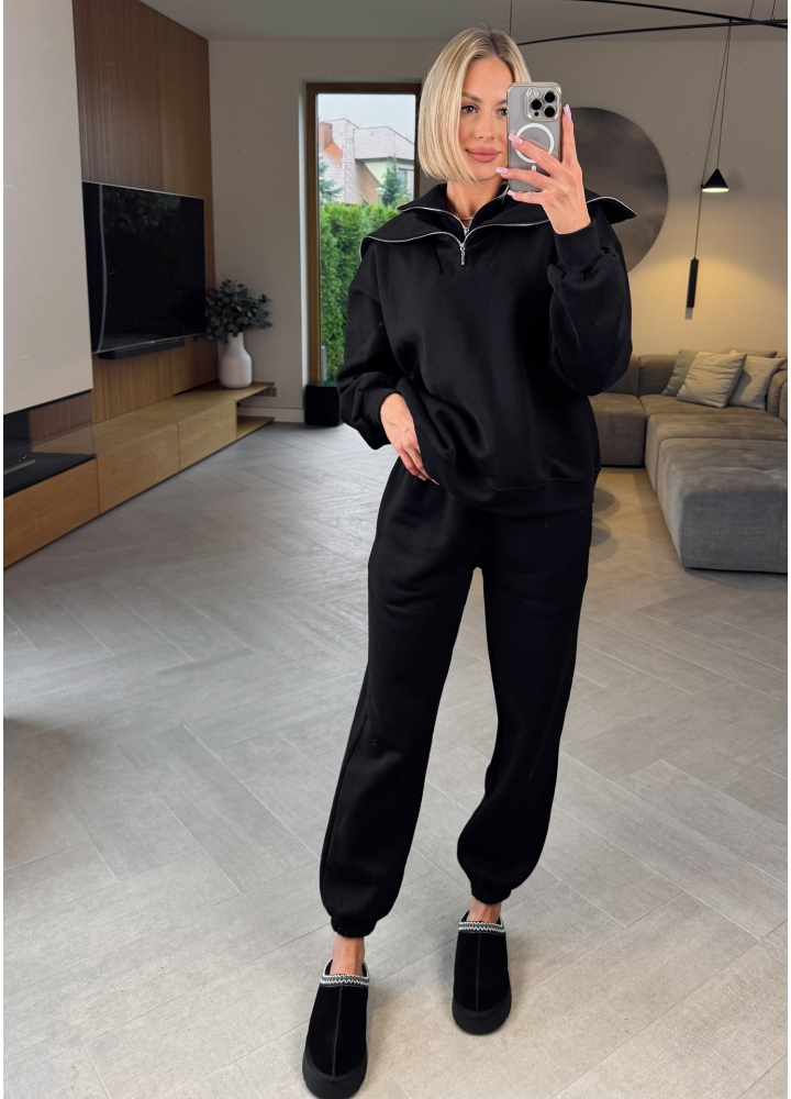 Komplet Czarny Double Zip