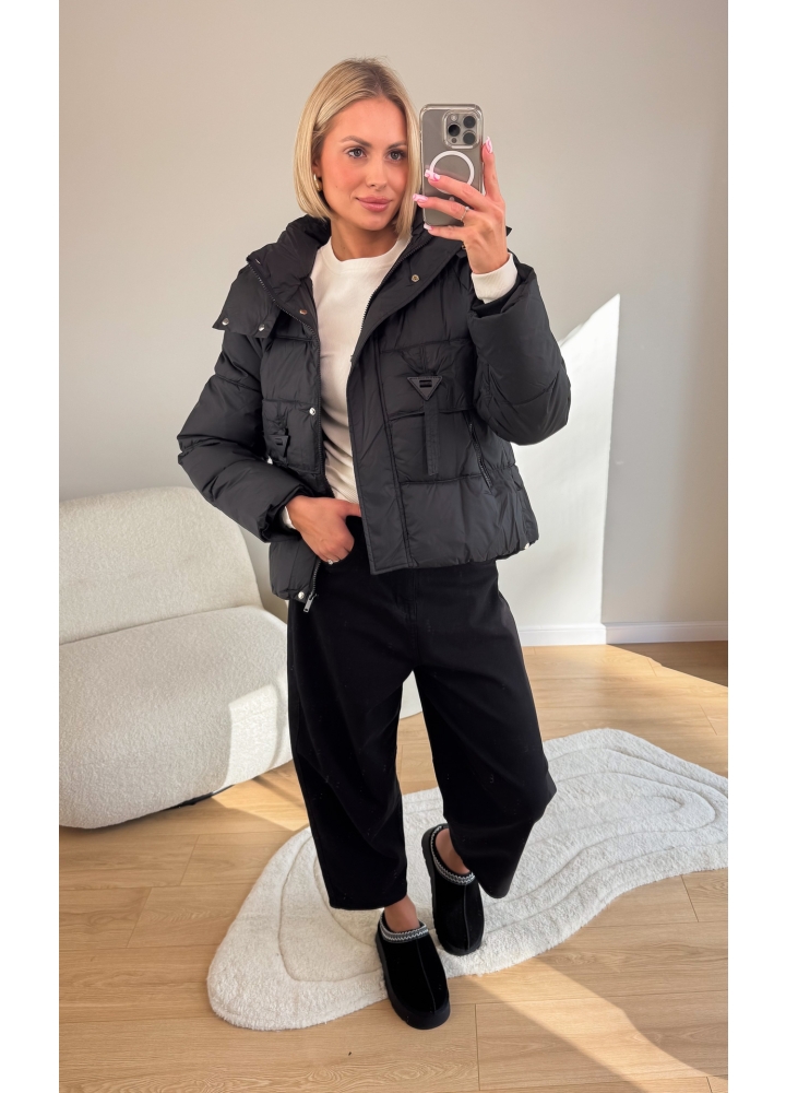 Kurtka Zimowa Czarna Softy