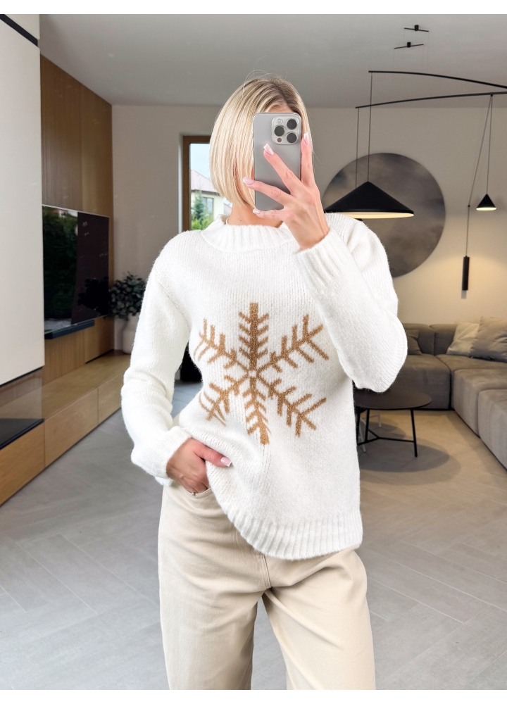 Sweter Kremowy Snowy