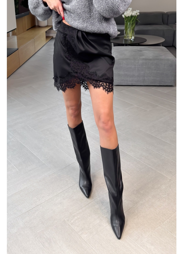 Spódniczka Czarna Laca