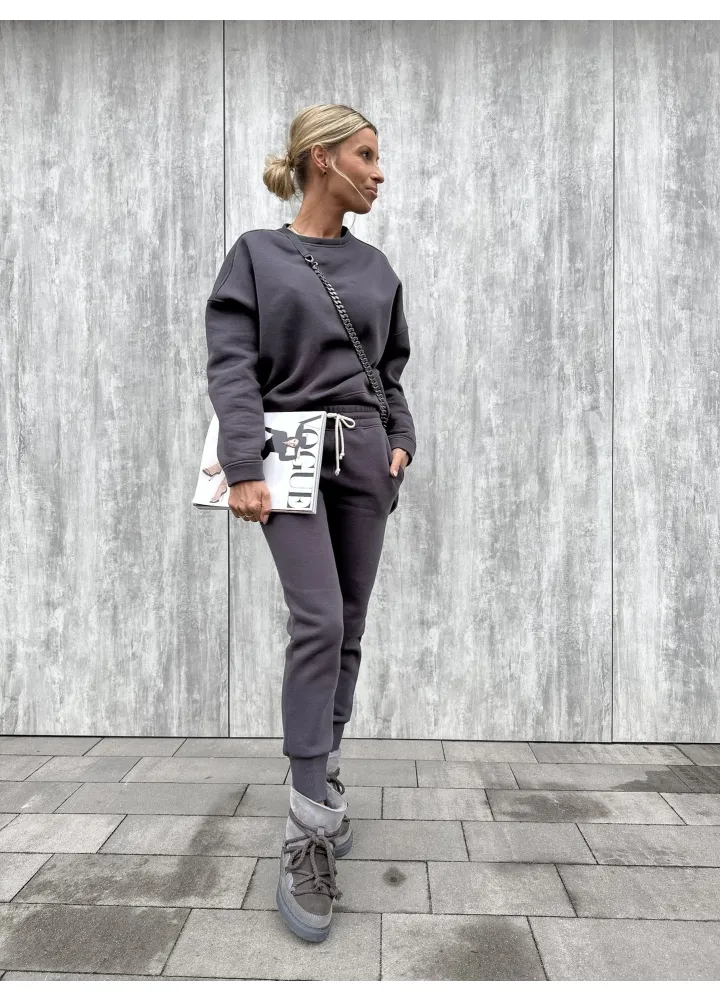 Komplet Grafitowy Ocieplany Comfy