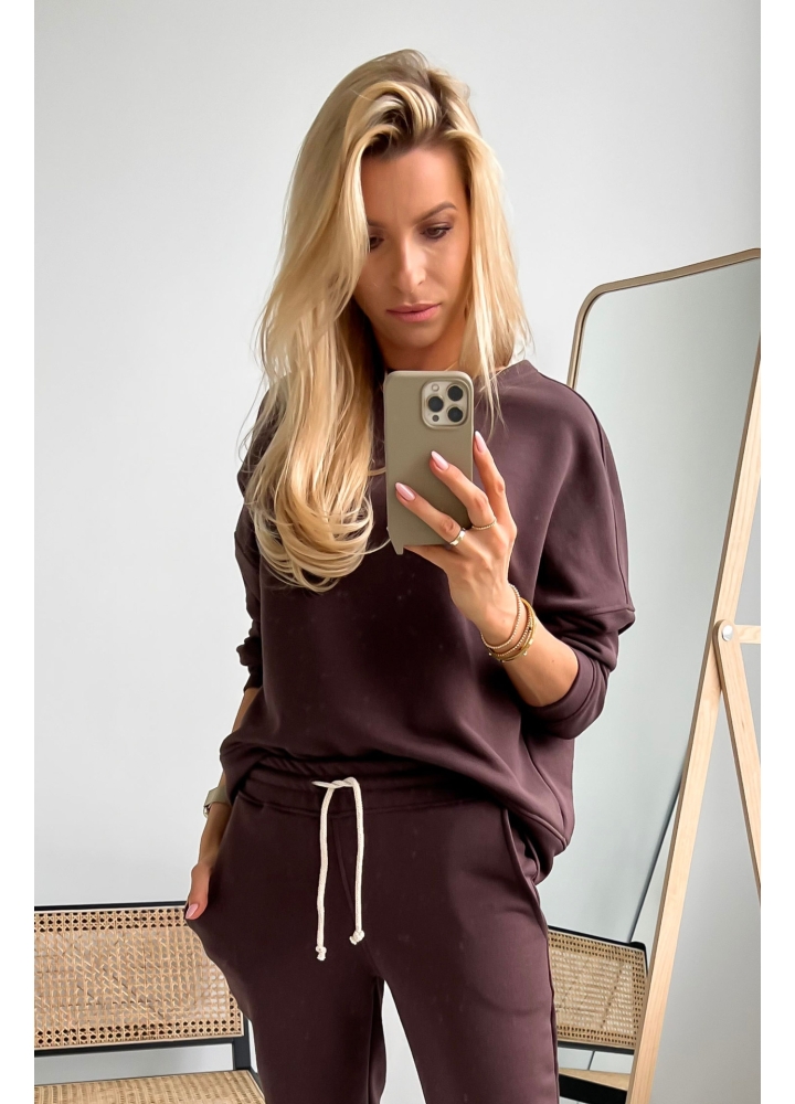 Bluza Nieocieplana Muti Brązowa
