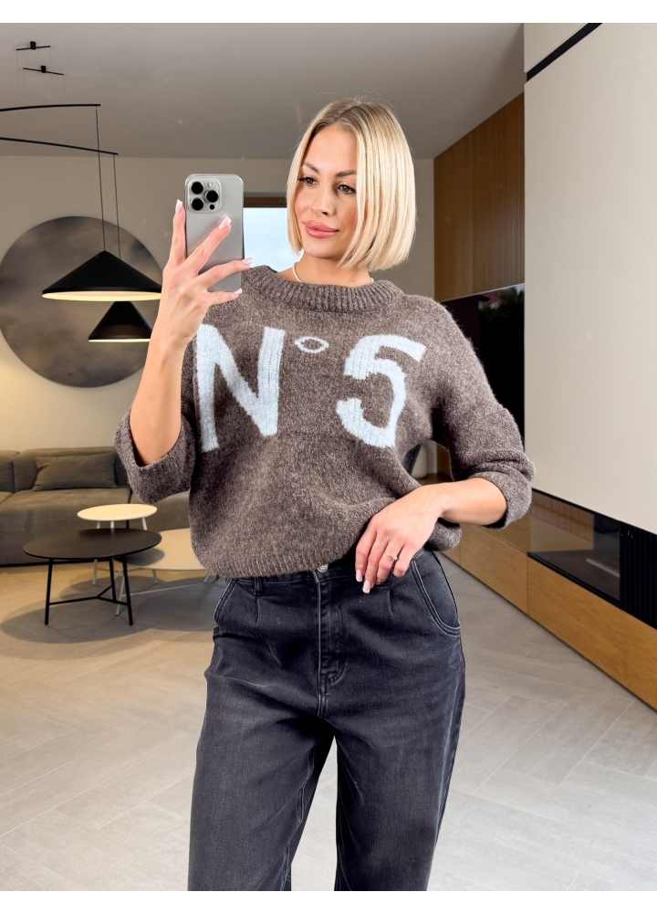 Sweter Taupe Five 1