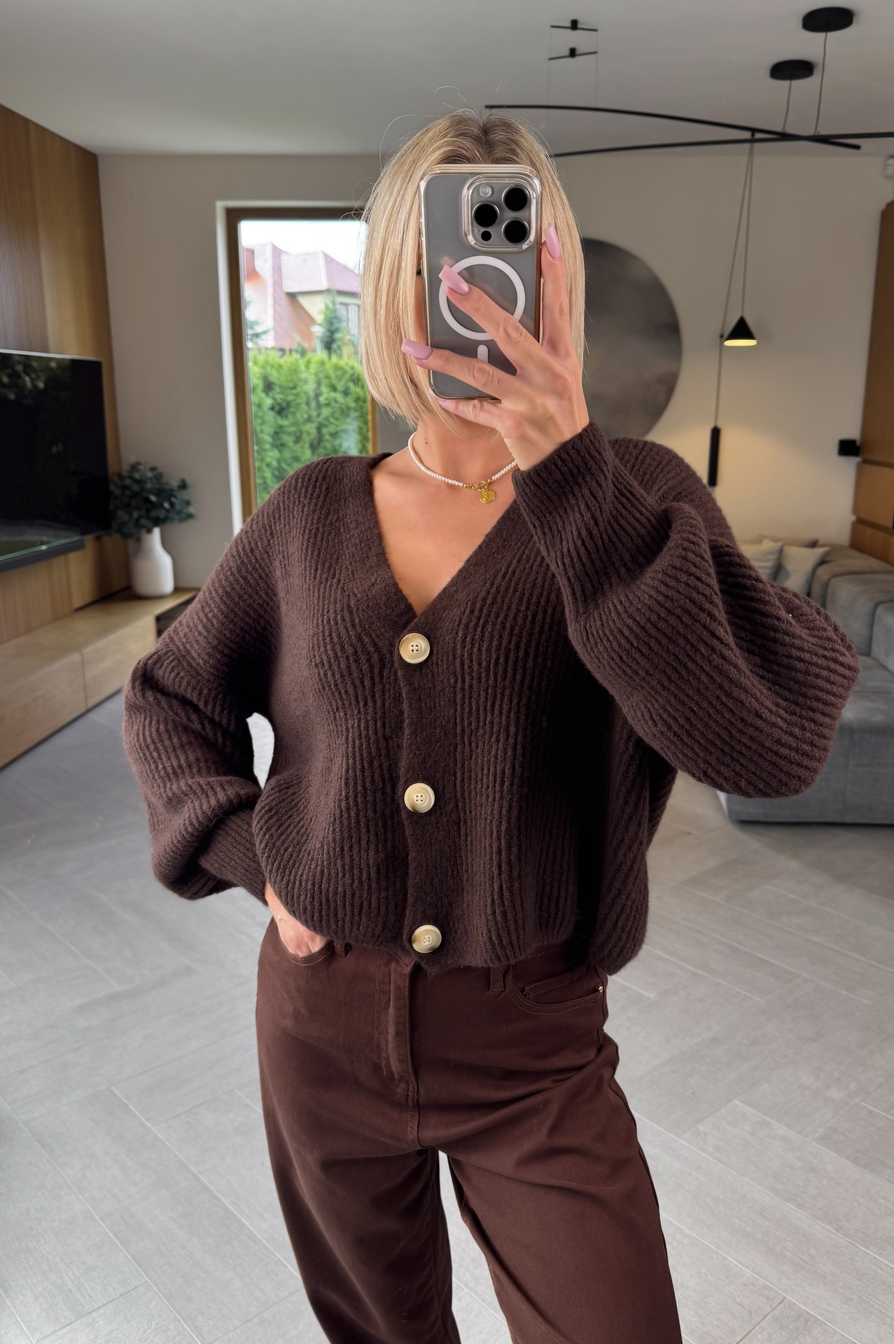 Sweter Brązowy Mimi