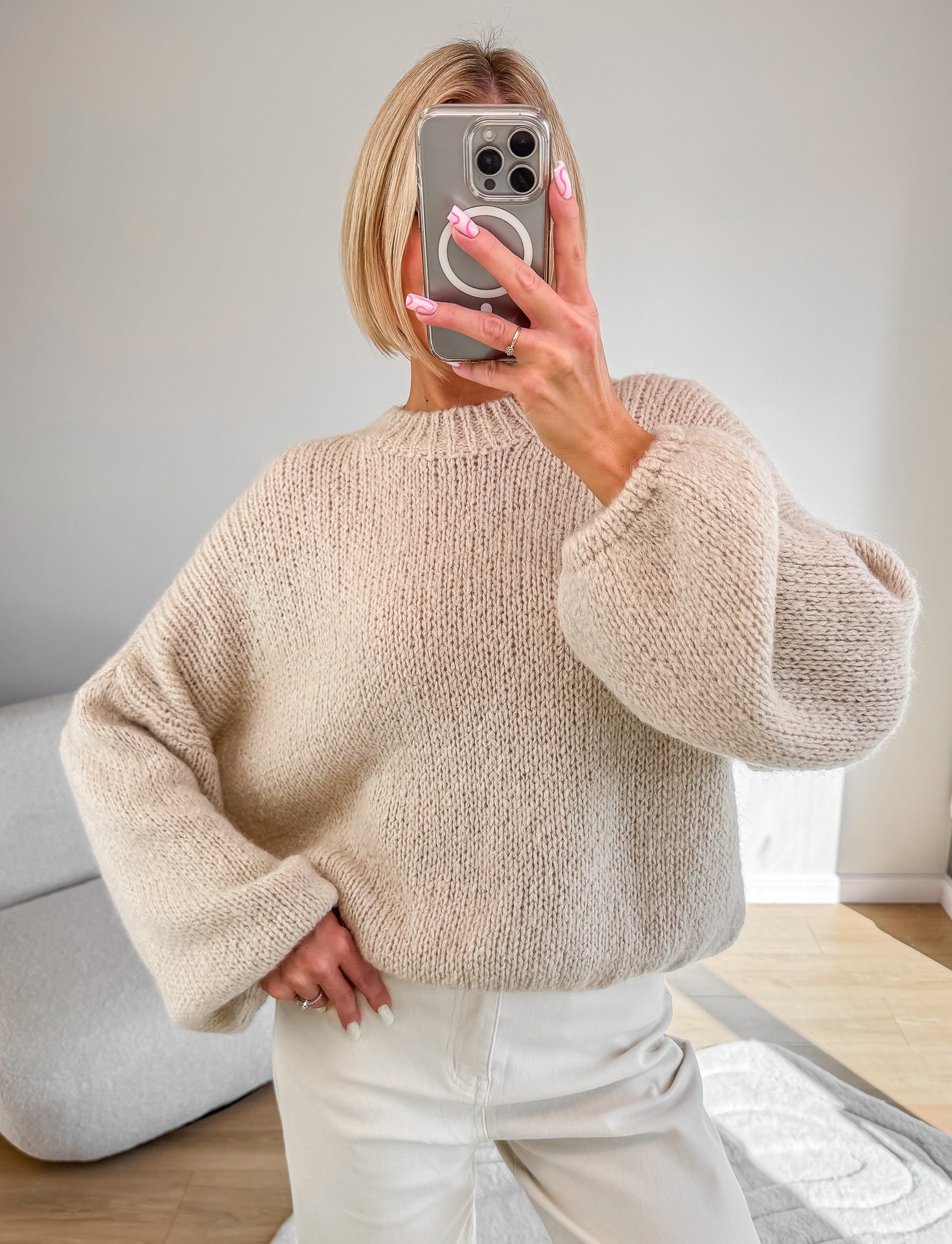 Sweter Beżowy Lico