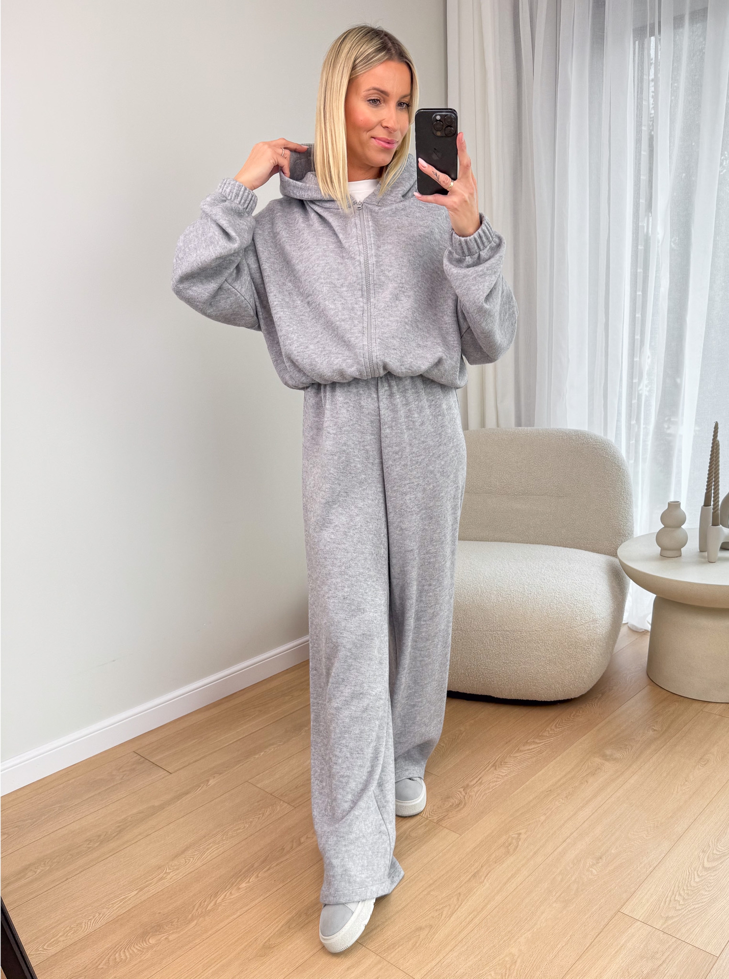 Komplet Sweterkowy Melanżowy Ture